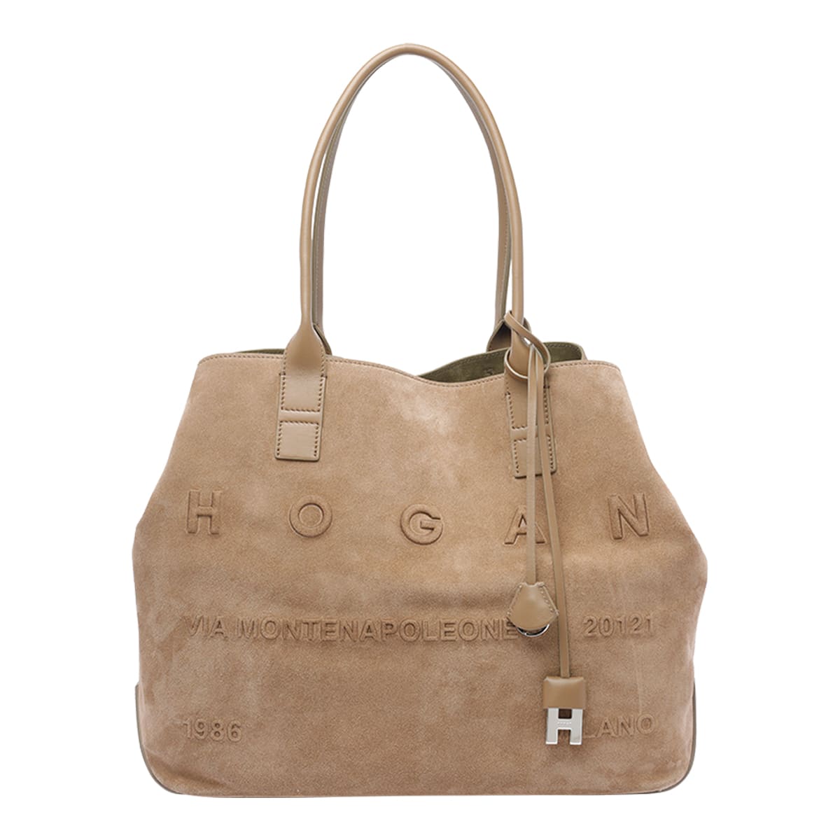 Medium Hogan Script Shopping Bag
