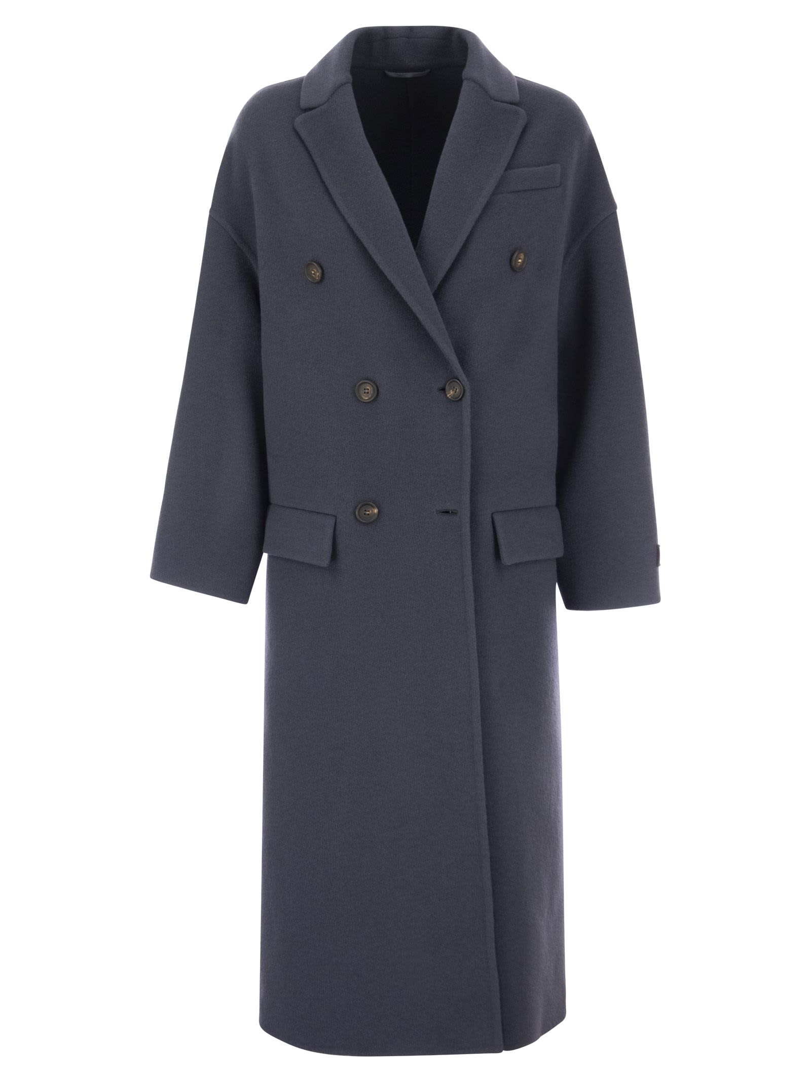 Wool And Cashmere Double-breasted Coat