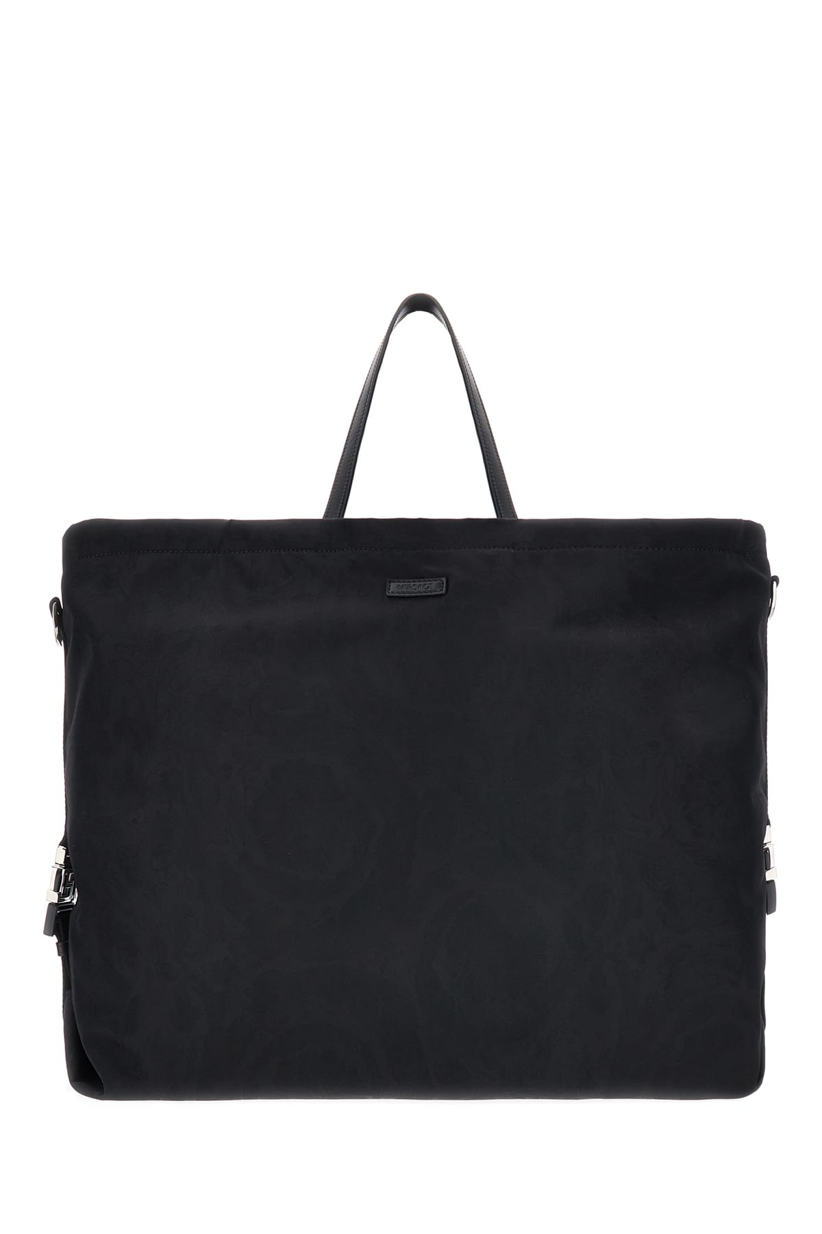 Black Nylon Shopping Bag