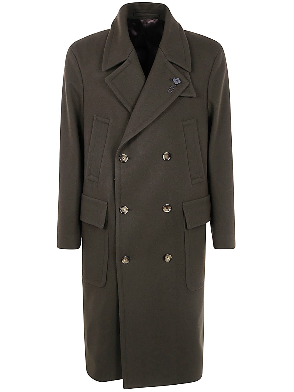 Shop Lardini Man Coat In Green