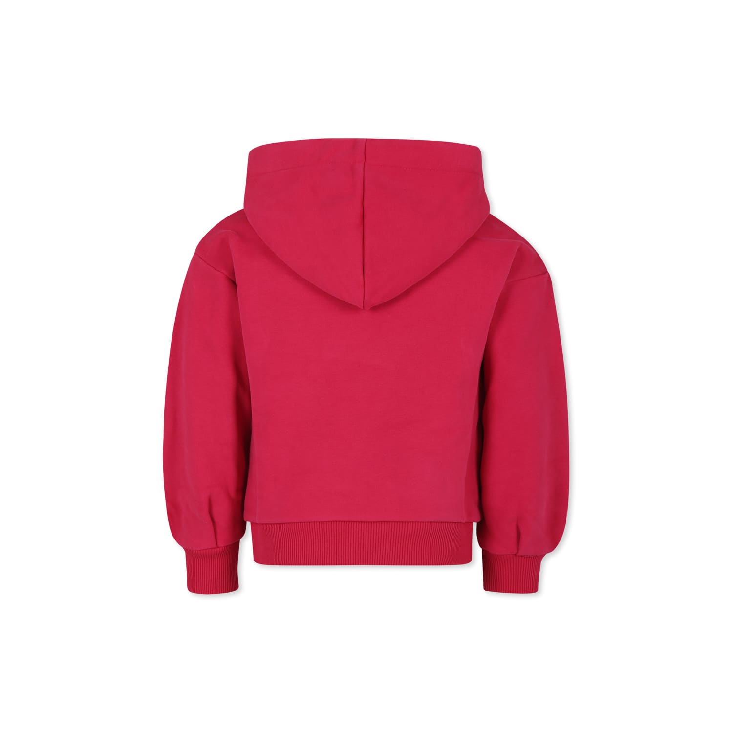 Shop Lanvin Fuchsia Sweatshirt For Girl With Logo