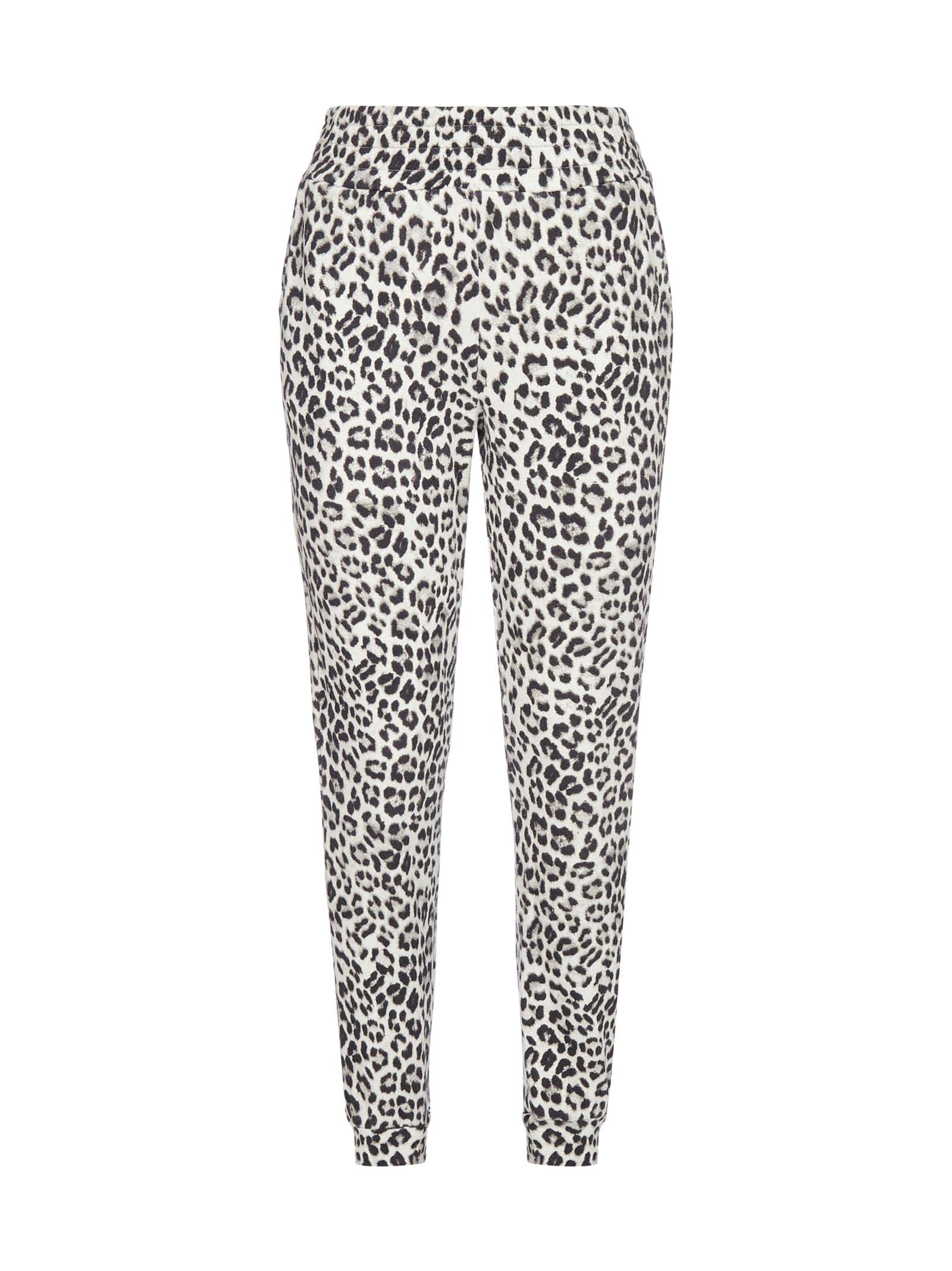 Alice + Olivia Shavon Leopard Print Cotton Trousers