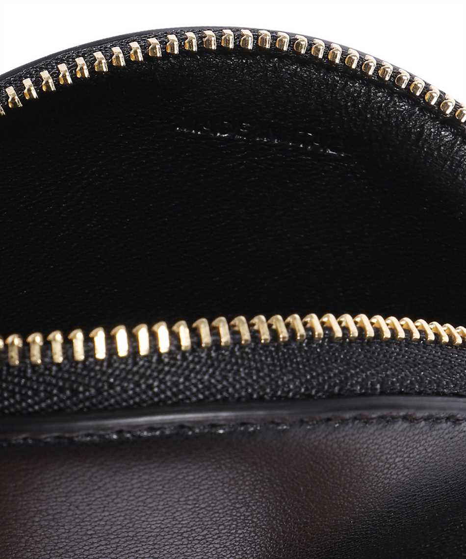 Shop Jil Sander Leather Coin Purse In Black