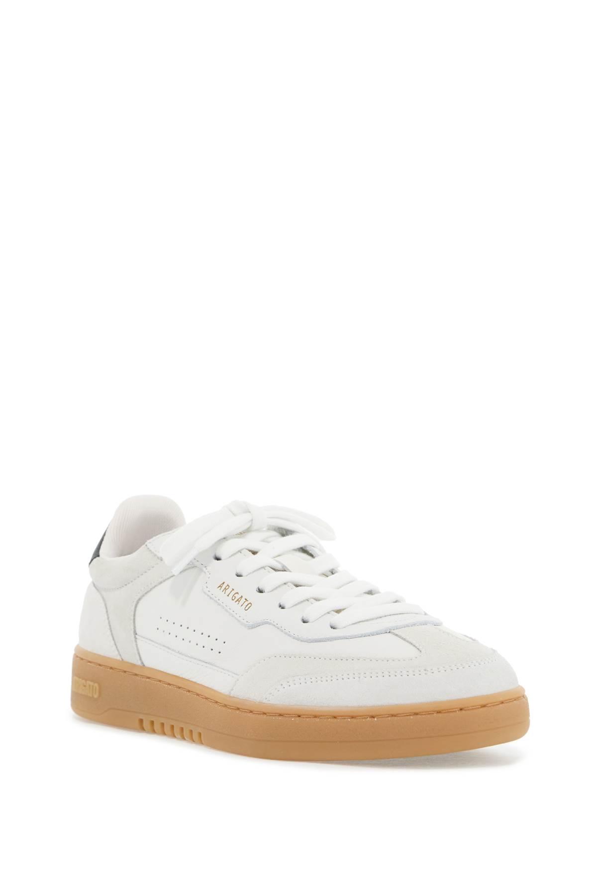 Axel Arigato 'dice T-toe' White Low Top Sneakers With Logo Patch On The Tongue And Logo Lettering On The Rear In In White Gum (white)
