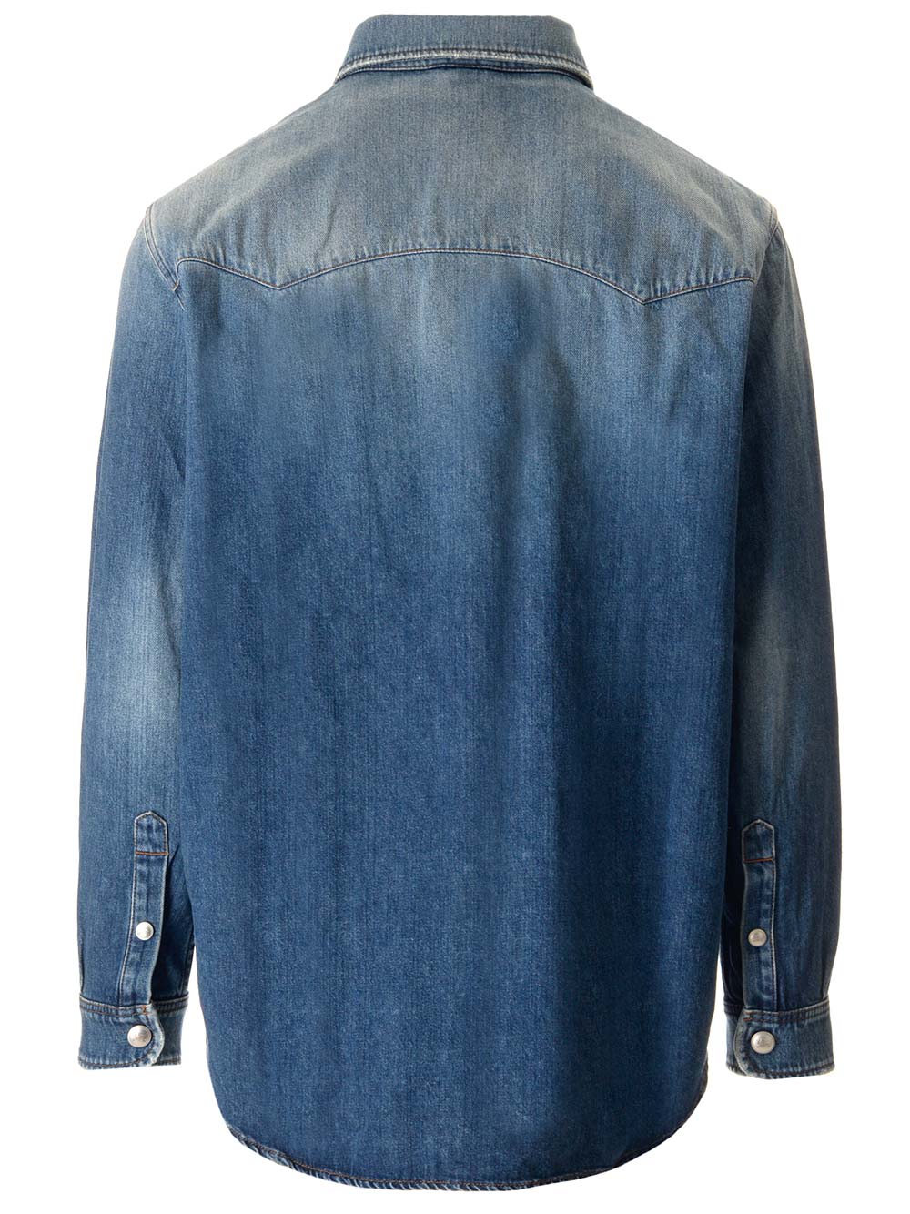 Burberry Shirt In Blue