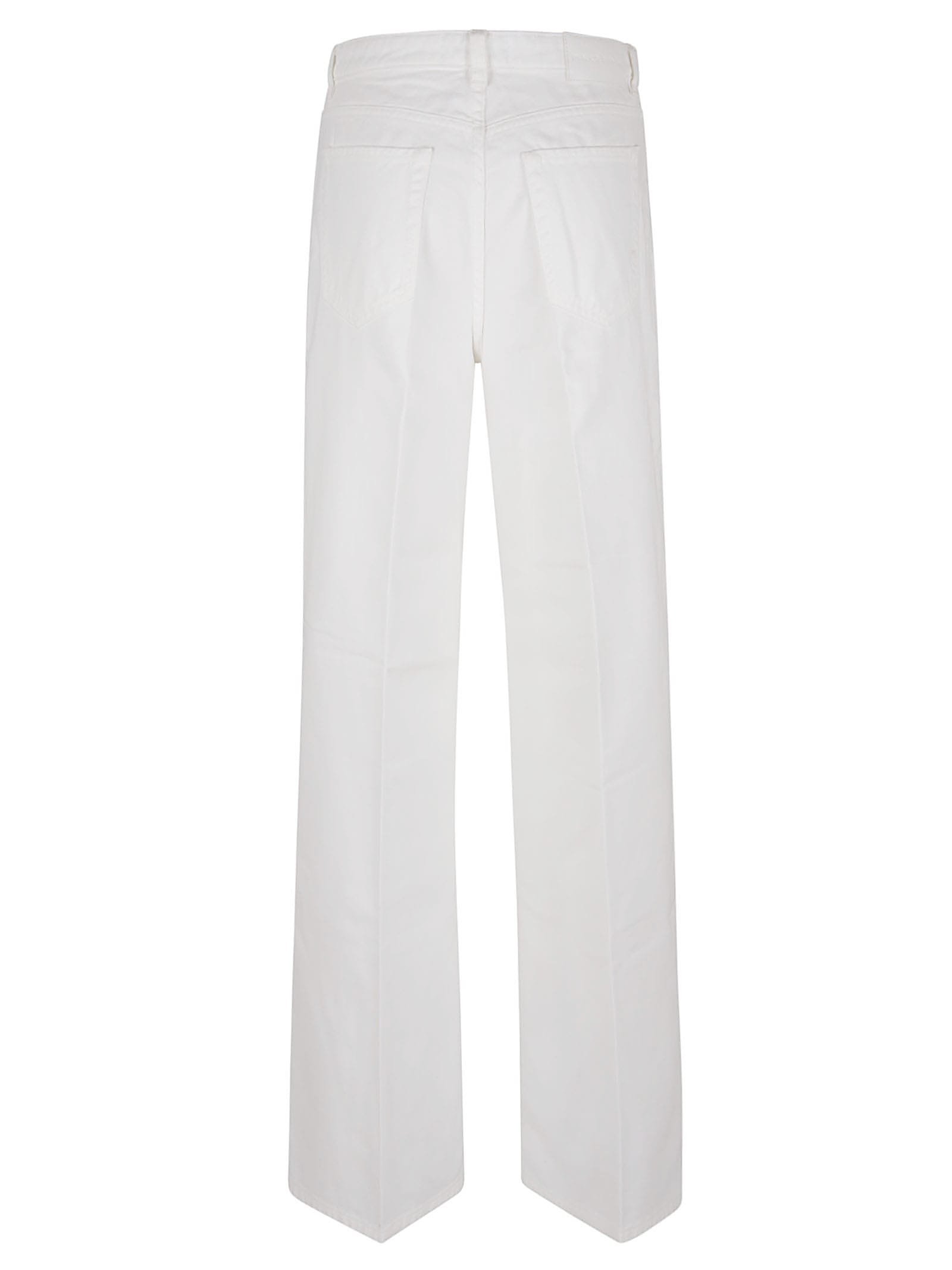 Shop Pinko Pozzillo Pantalone Bull In White