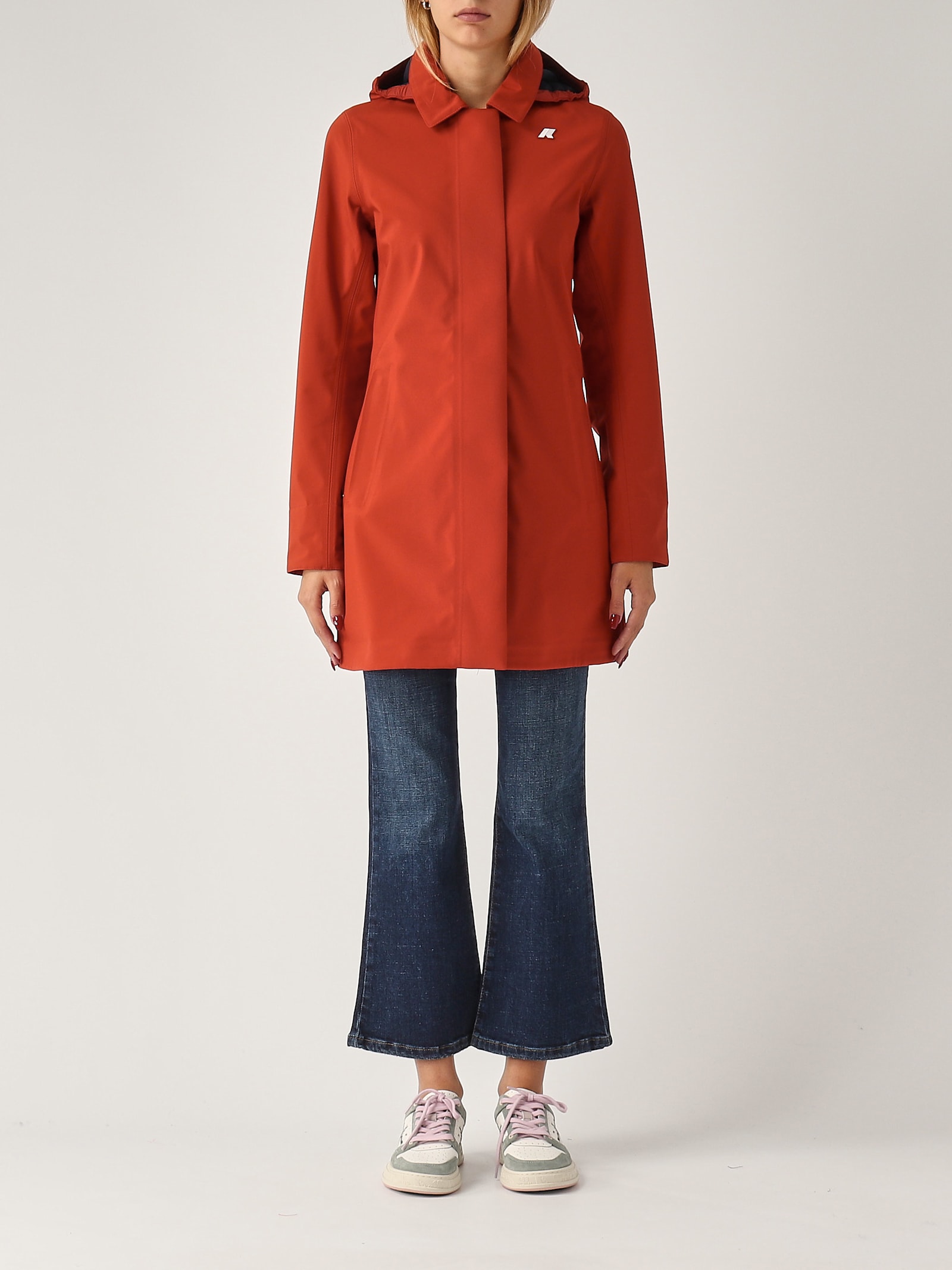 K-way Mathy Bonded Jacket In Red