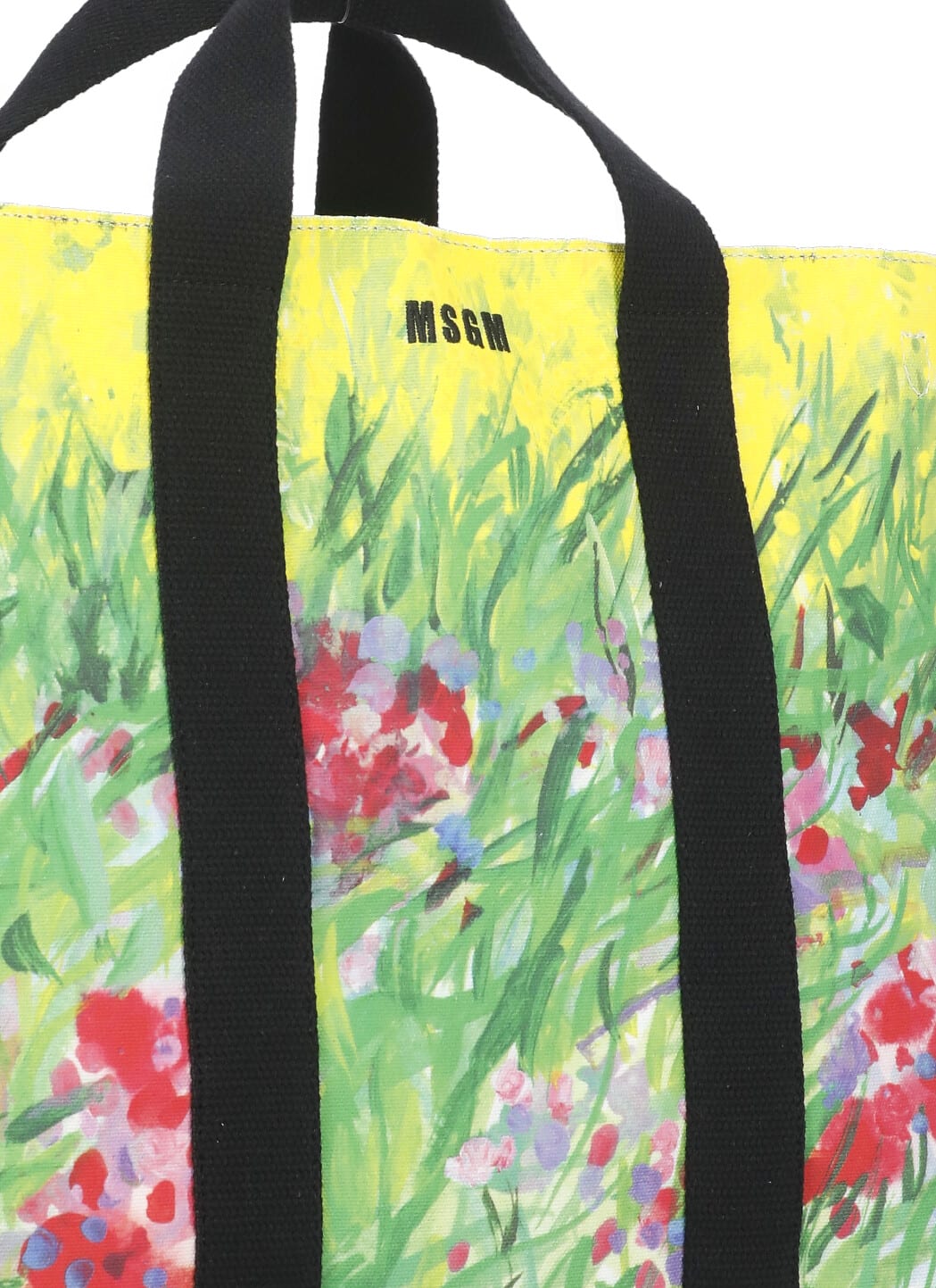 Msgm Multicolor Horizontal Tote Bag