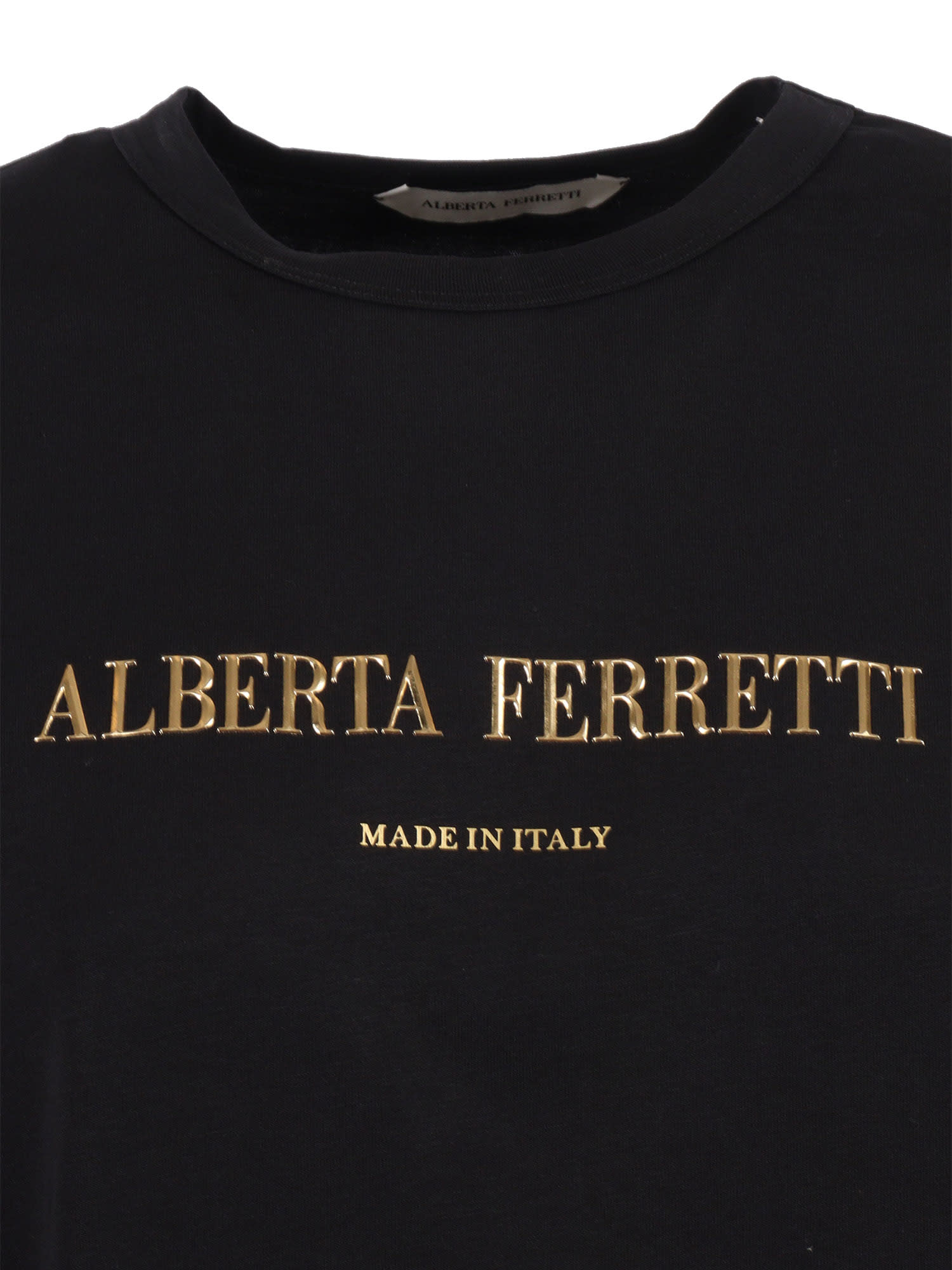 Alberta Ferretti T-shirt In Black