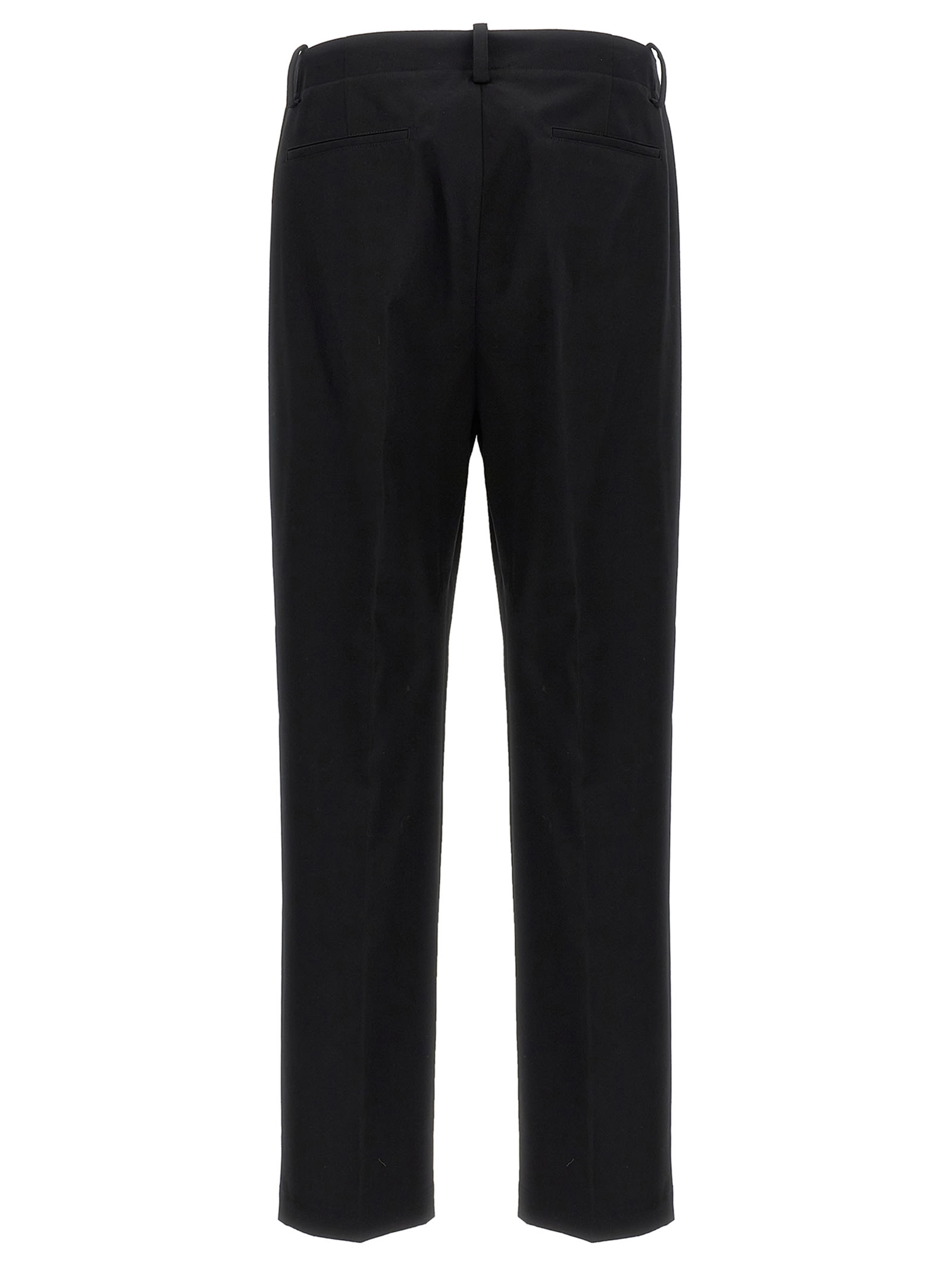 Moncler Genius Frgmt Trousers With Belt Loops And Pockets In Black