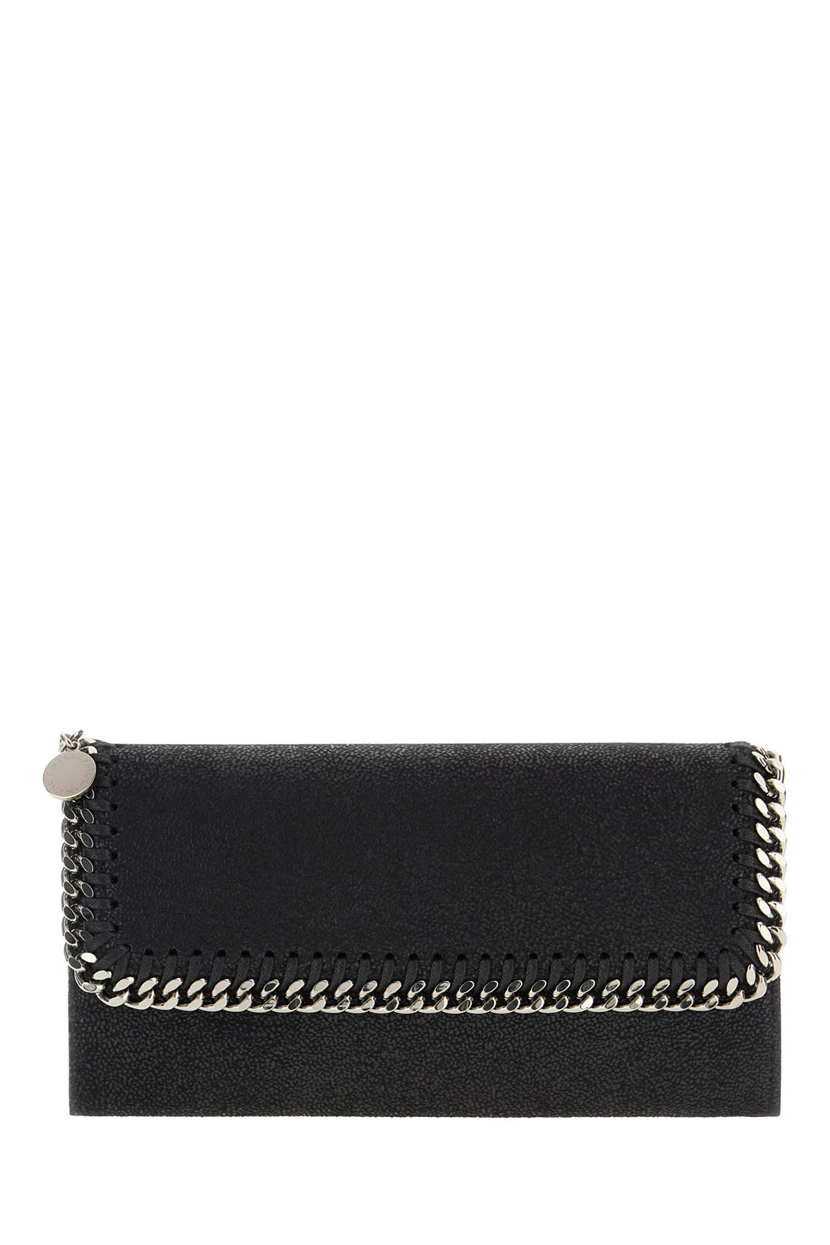 Stella Mccartney Black Shaggy Deer Falabella Wallet