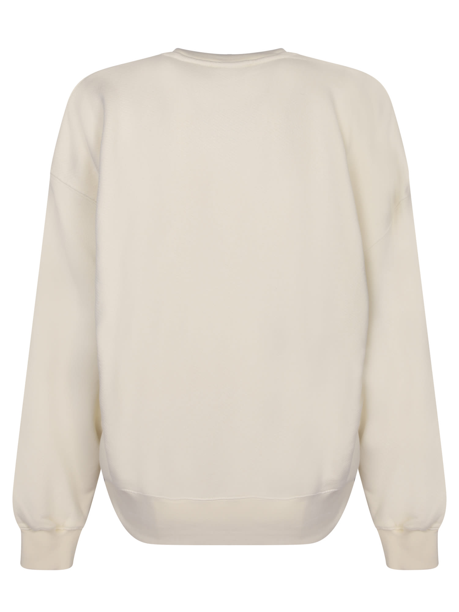 Shop Off-white Oversize Cream Sweatshirt In Beige