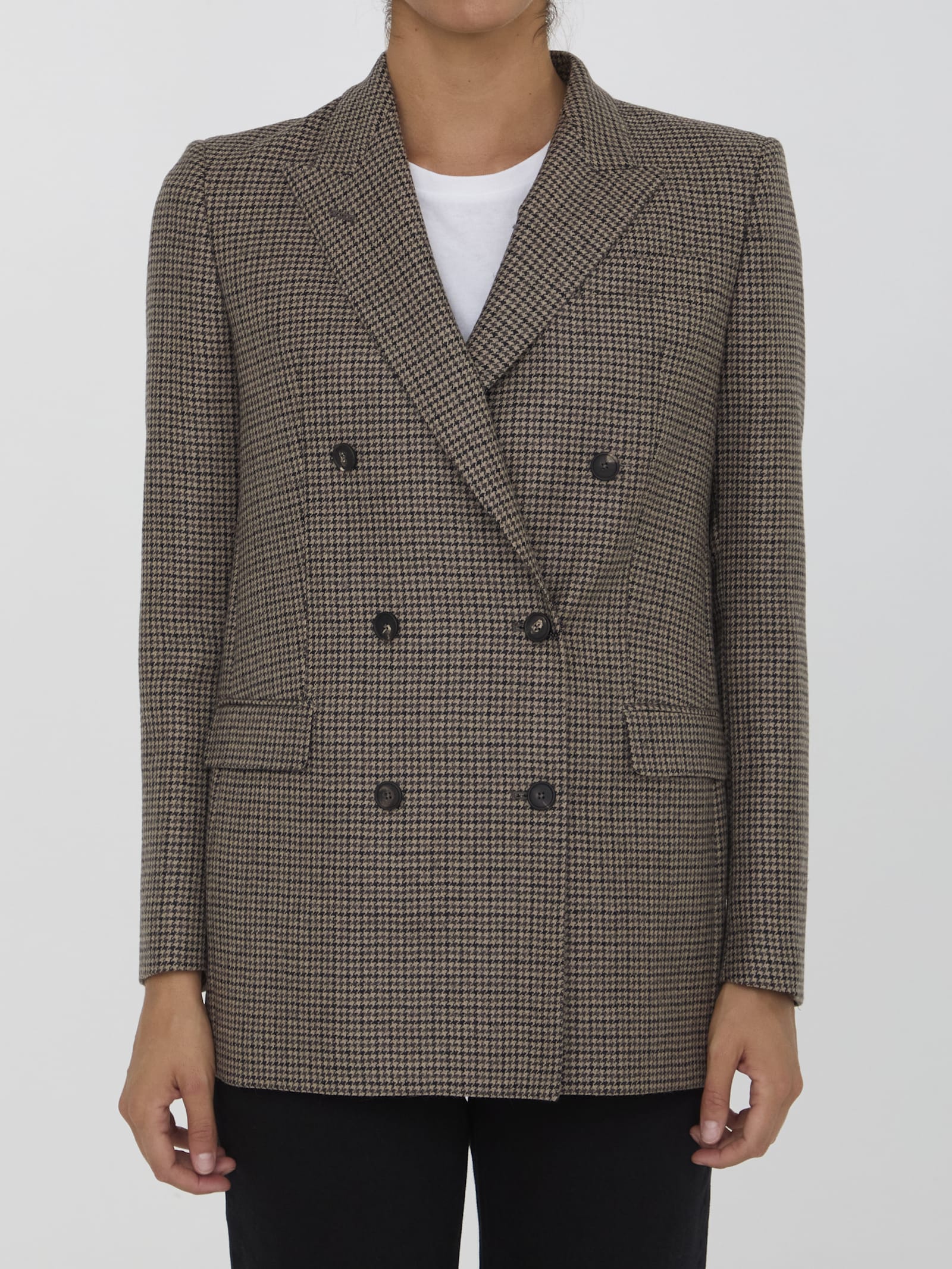 Shop Tagliatore Jasmine Jacket In Beige