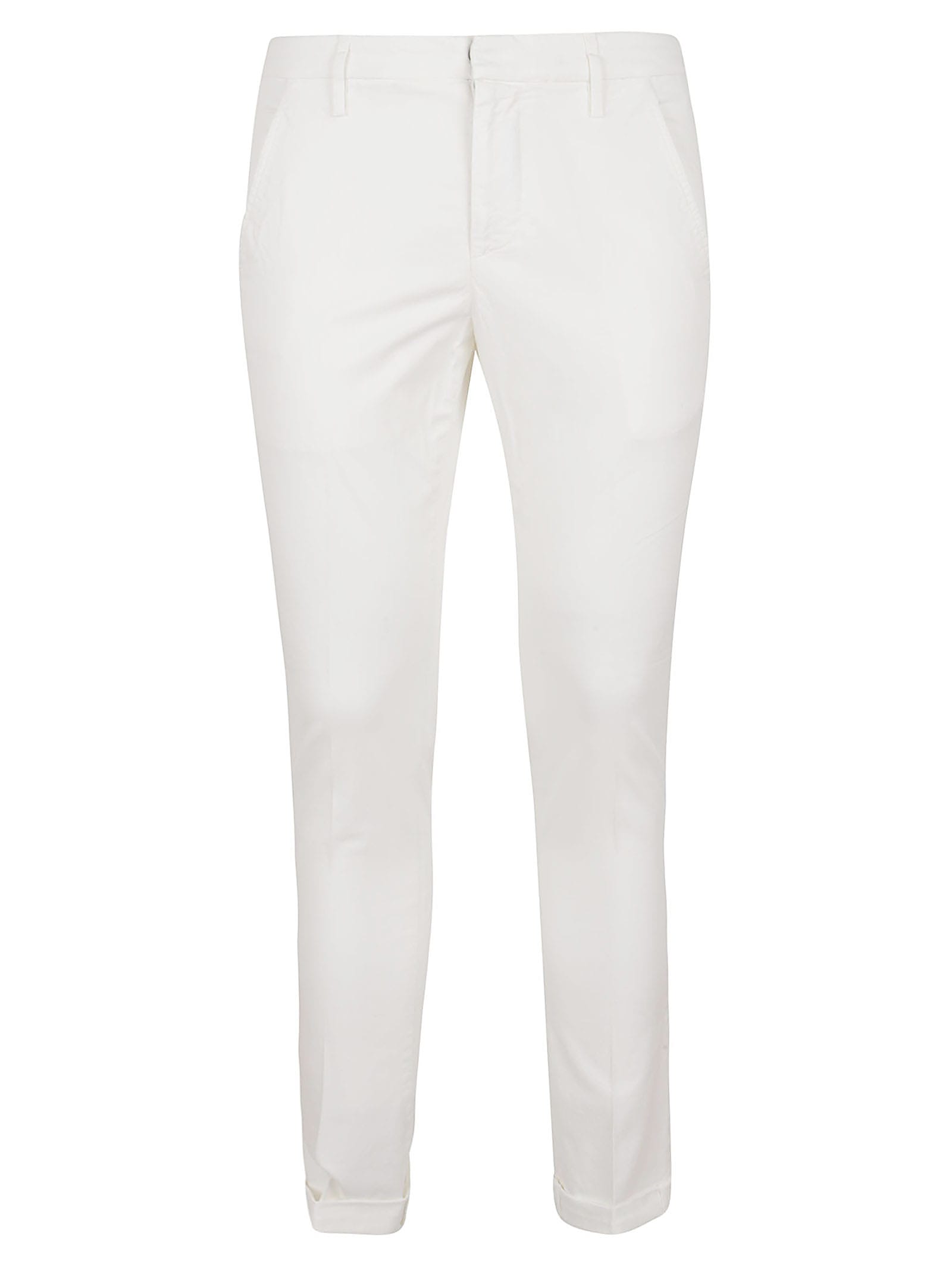 Dondup Mid-rise Skinny Jeans In White