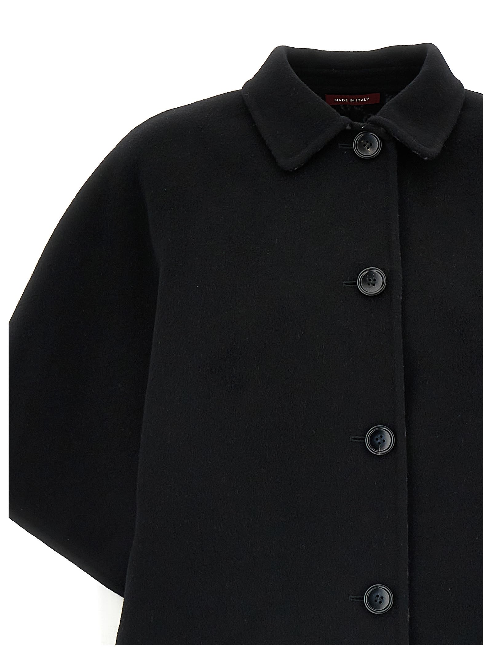 Gucci Reversible Coat In Blackgrey