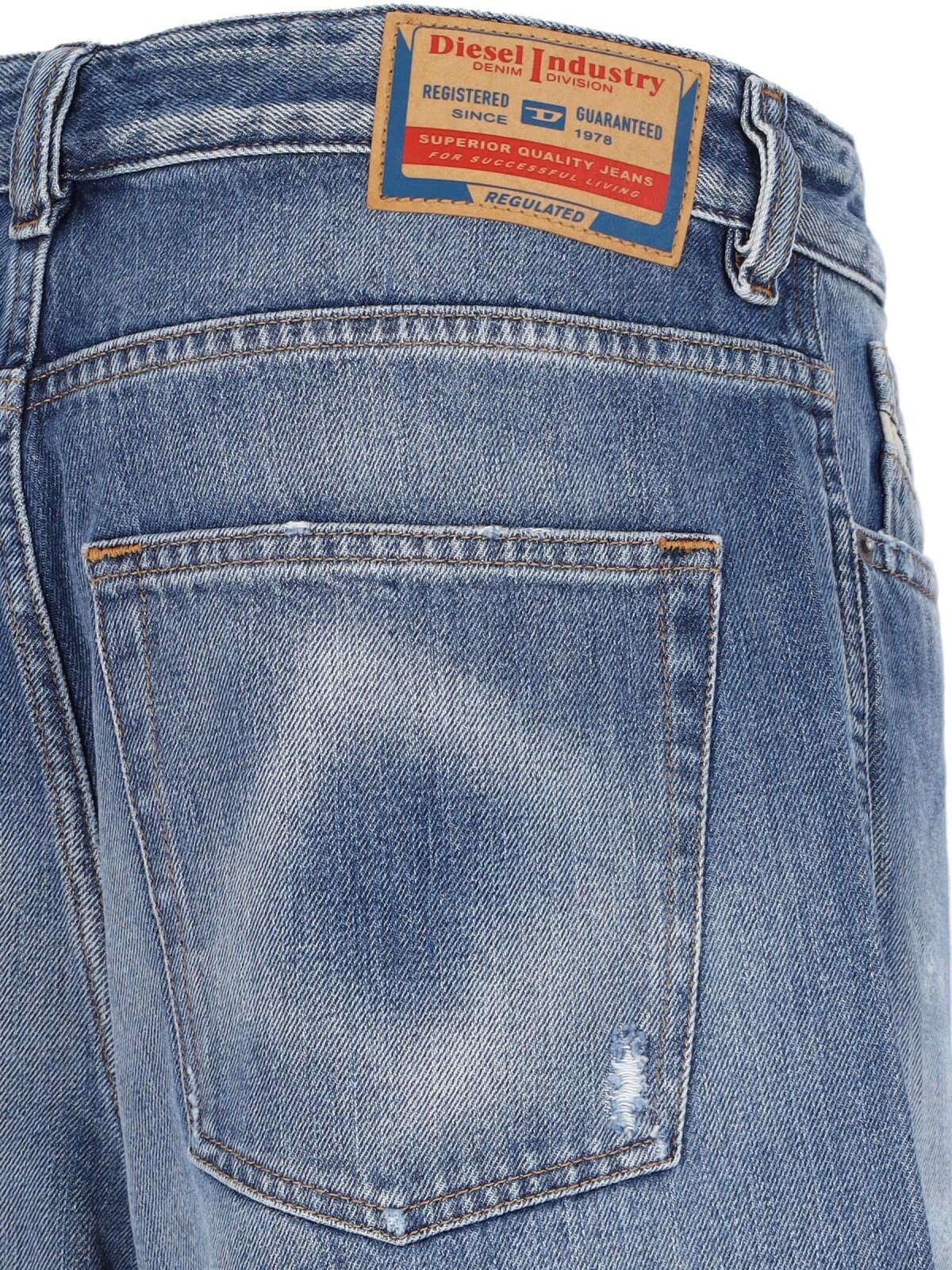 Shop Diesel 1996 D-sire Palazzo Jeans In Blu Denim