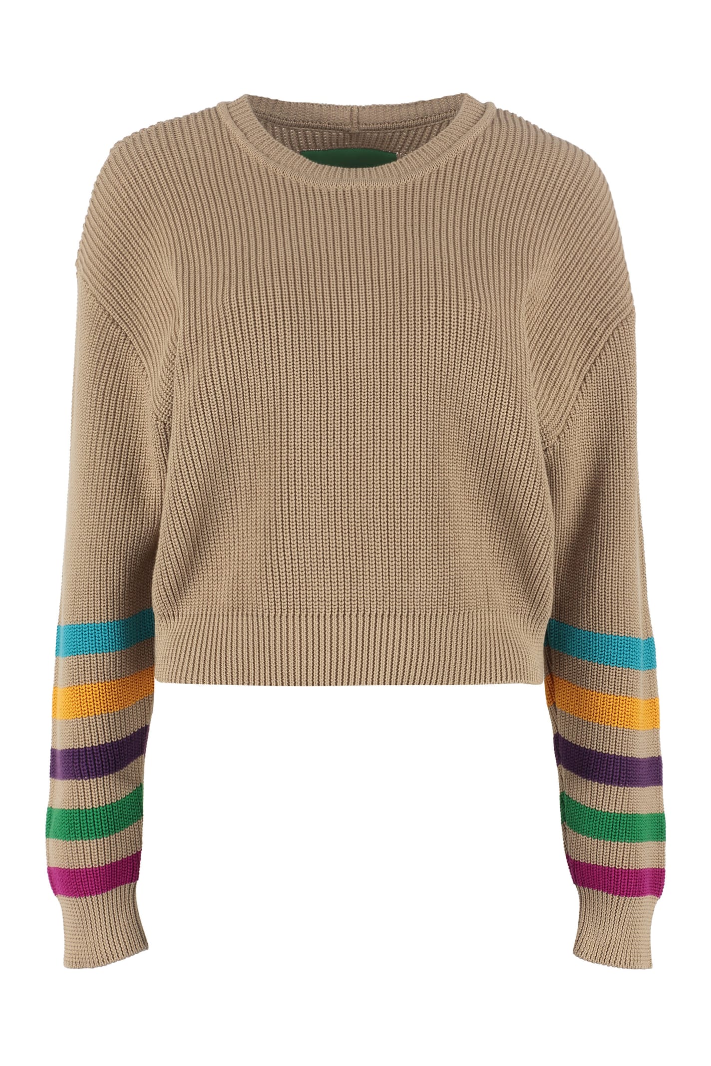 Emporio Armani Sustainability Project - Ribbed Cotton Sweater