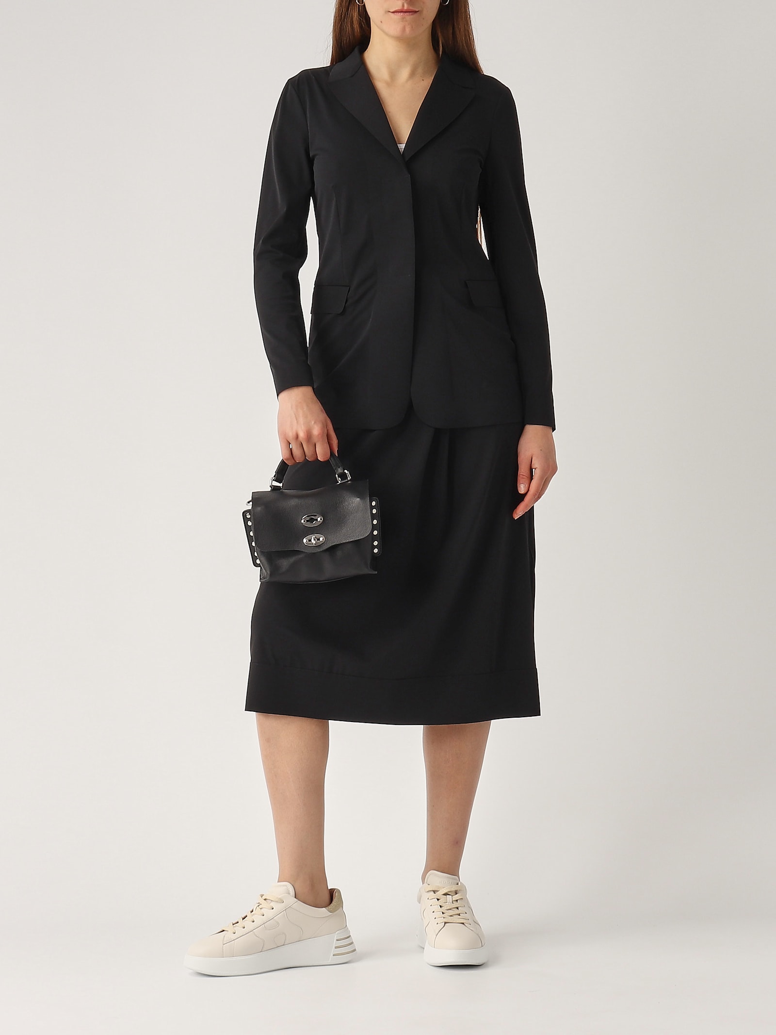 Max Mara Alcano Skirt In Nero