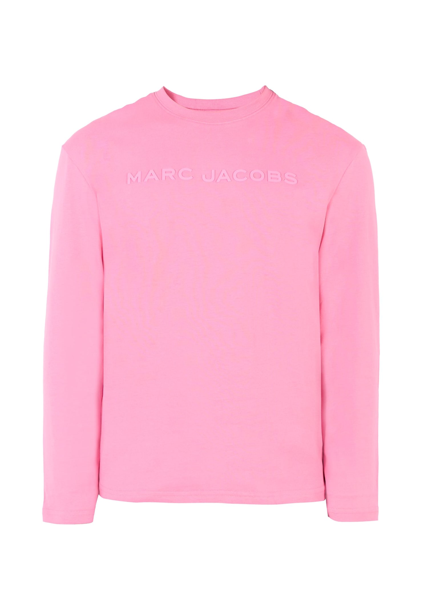 Marc Jacobs Pink T-shirt For Girl With Logo In Pink
