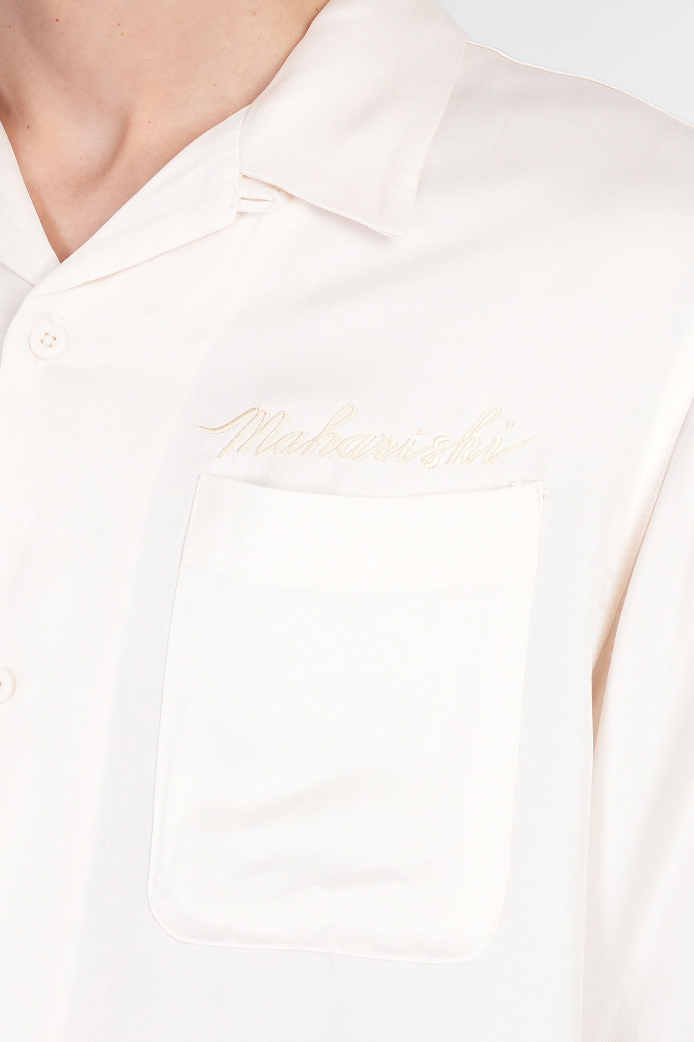 Maharishi Shirt In Beige Rayon