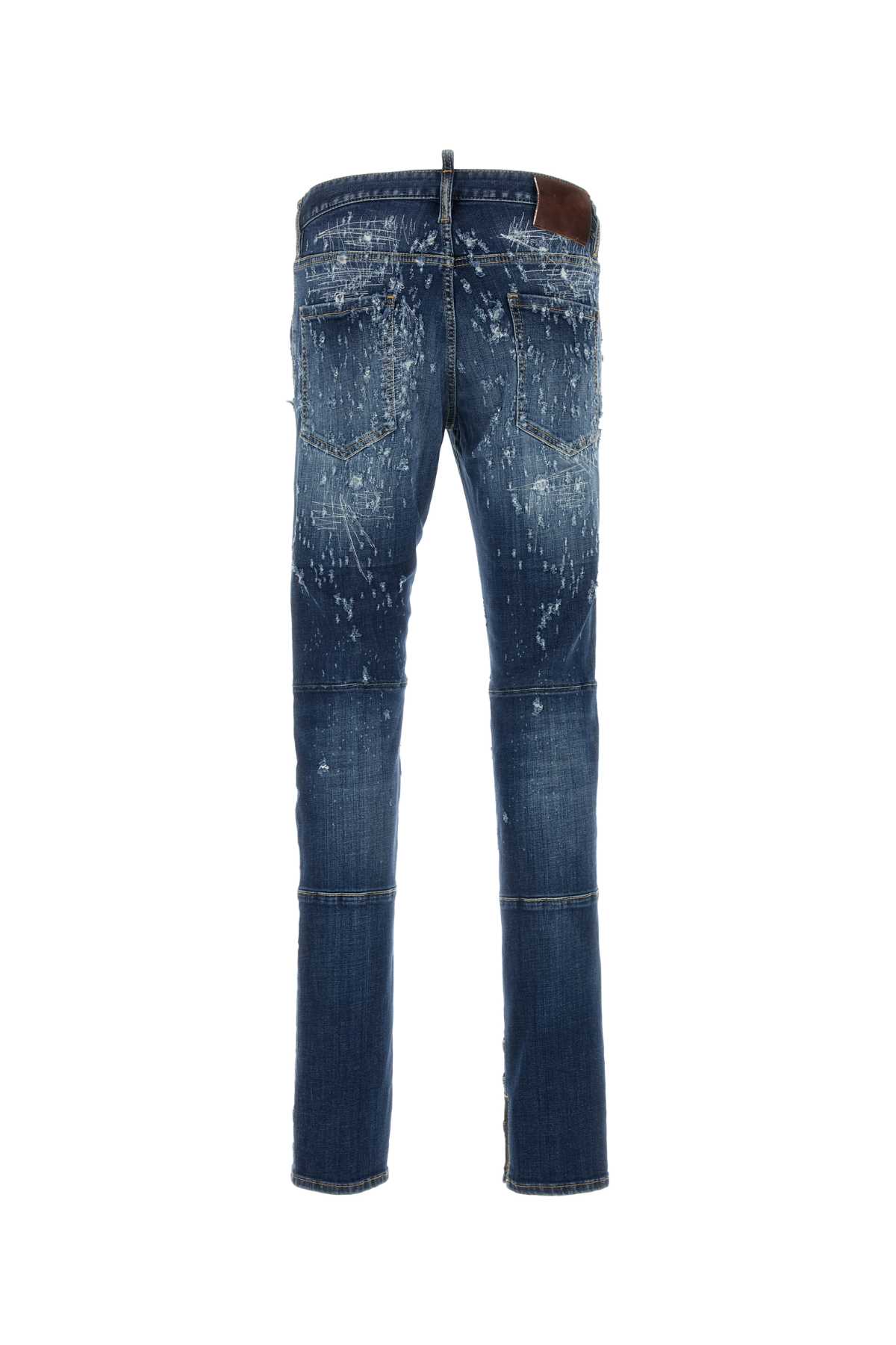 Shop Dsquared2 Sketch Denim Cool Guy Jeans In Navyblue