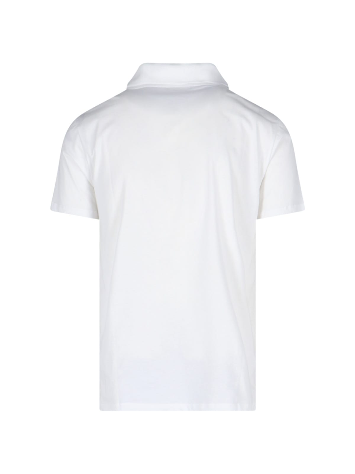 Shop Balmain Logo Polo In White