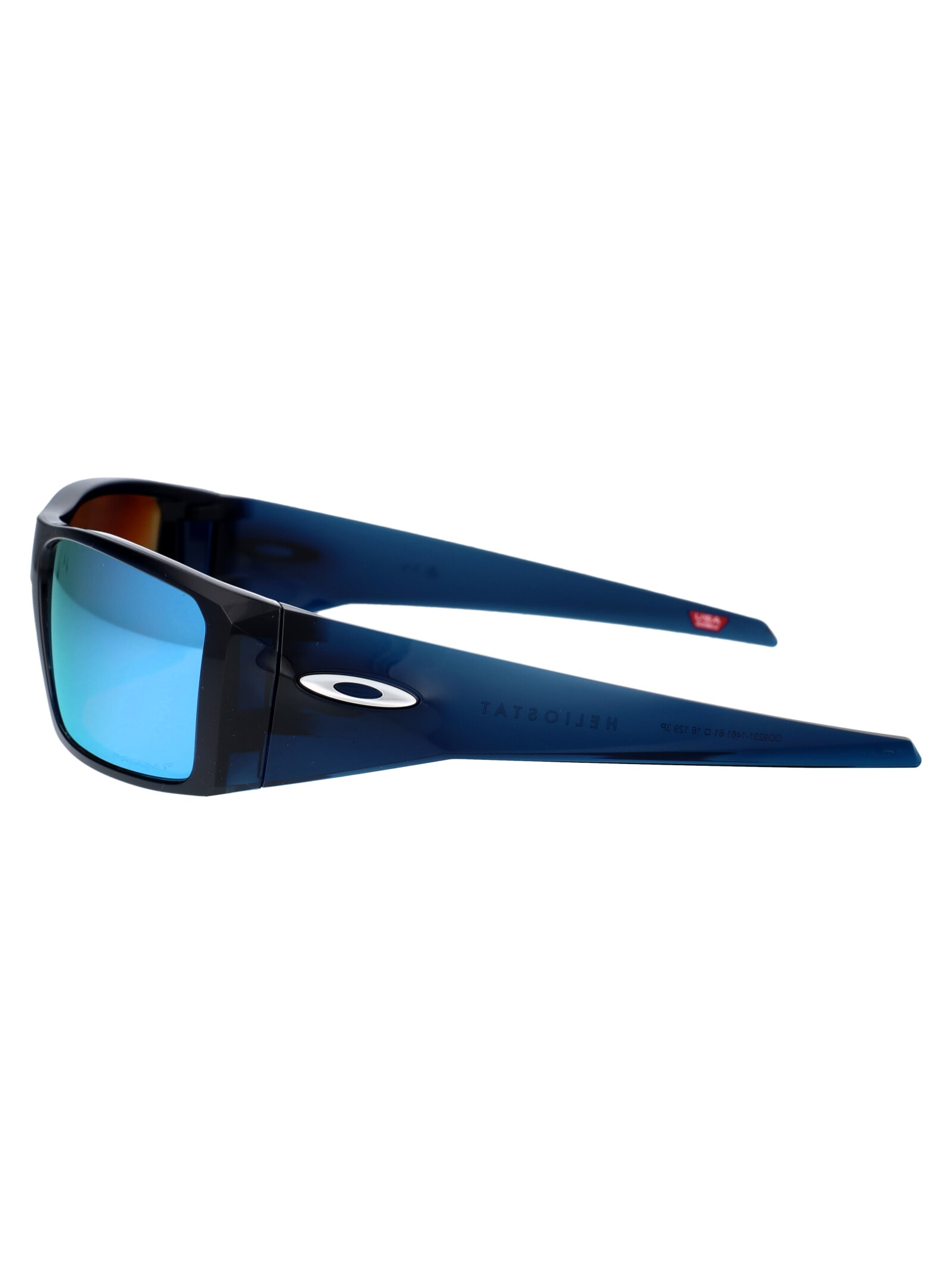 Shop Oakley Heliostat Sunglasses In 923114 Transparent Poseidon