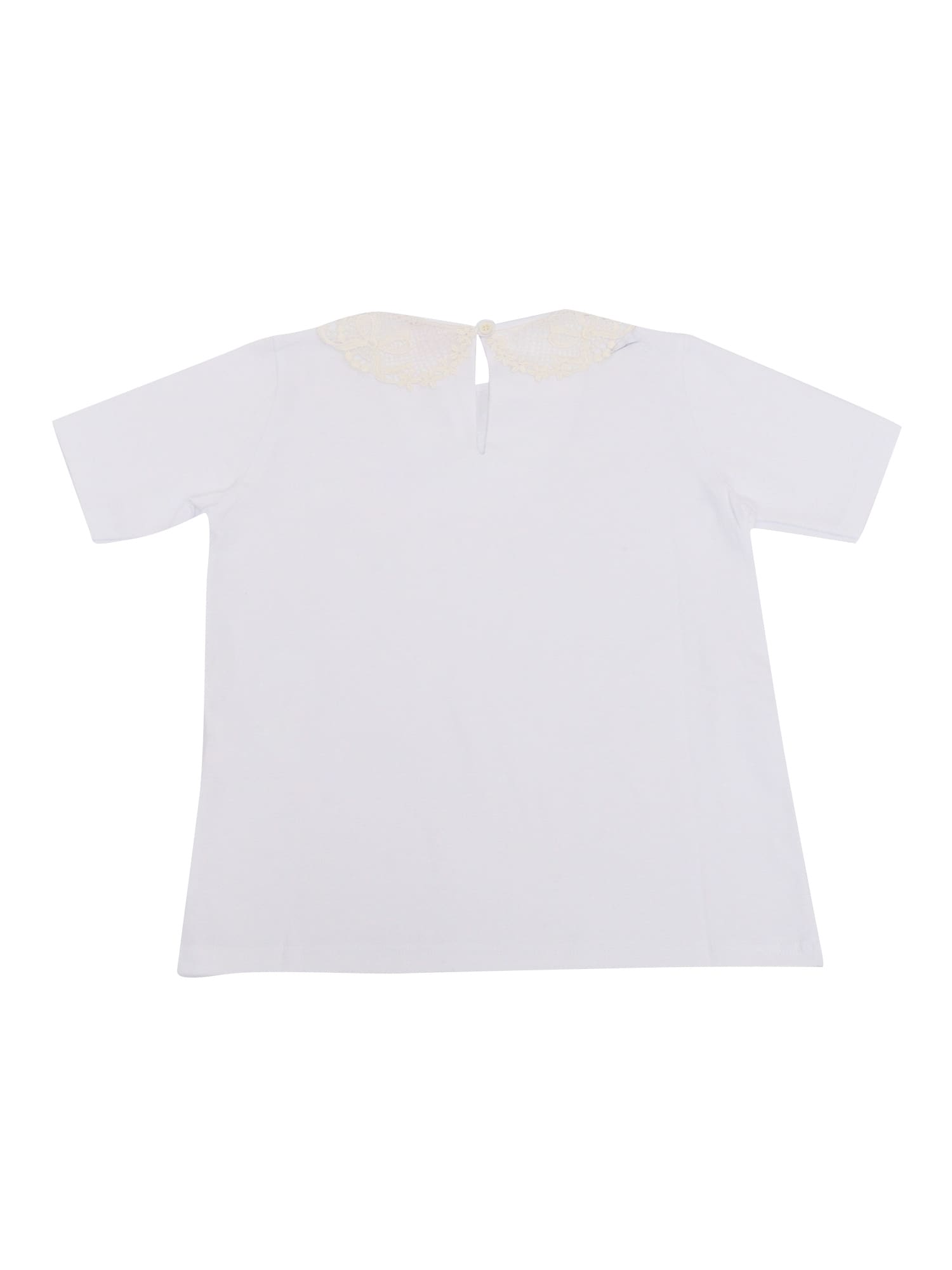 Vivetta White T-shirt In Gray