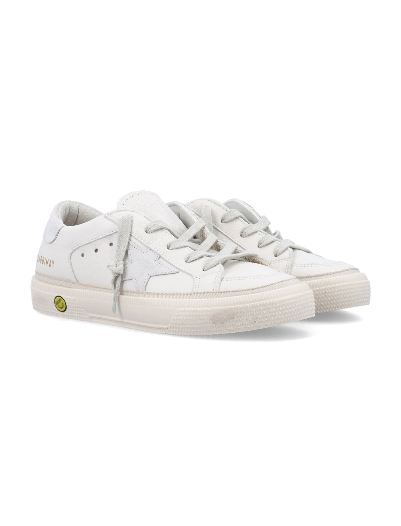 Golden Goose May Sneakers In Optic White