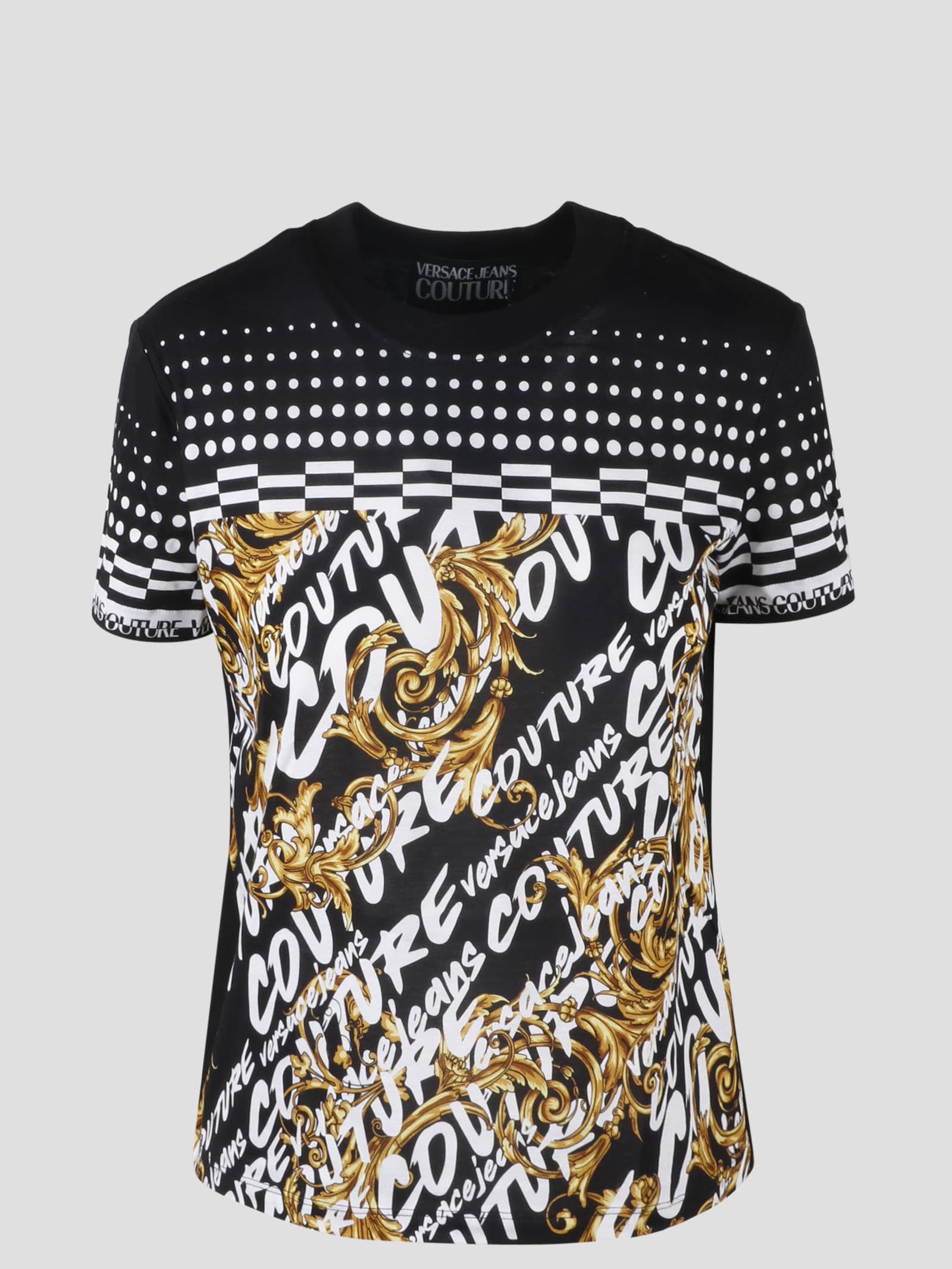 Versace Jeans Couture Logo Brush Couture T-shirt