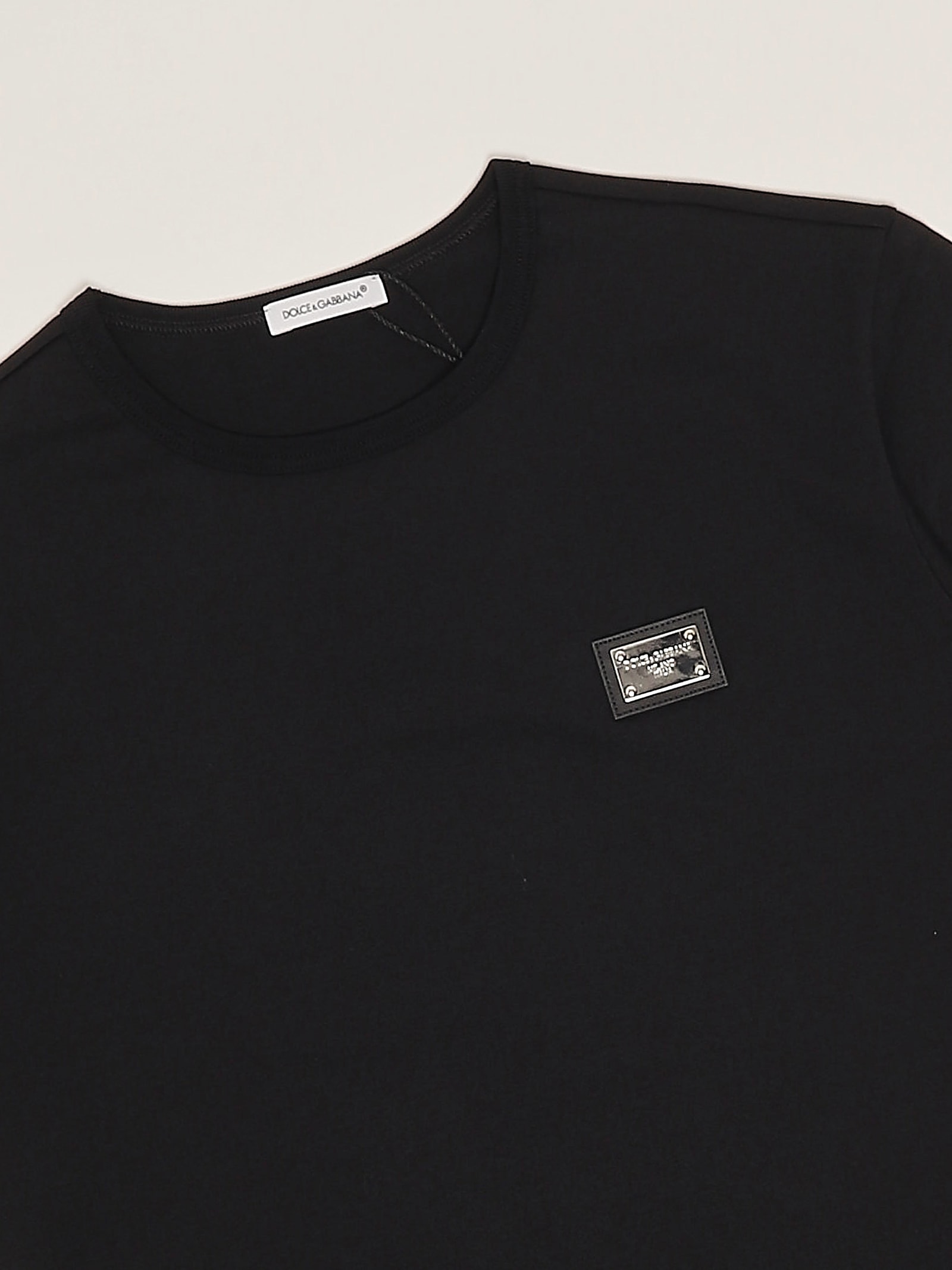 Dolce & Gabbana Cotton T-shirt In Black