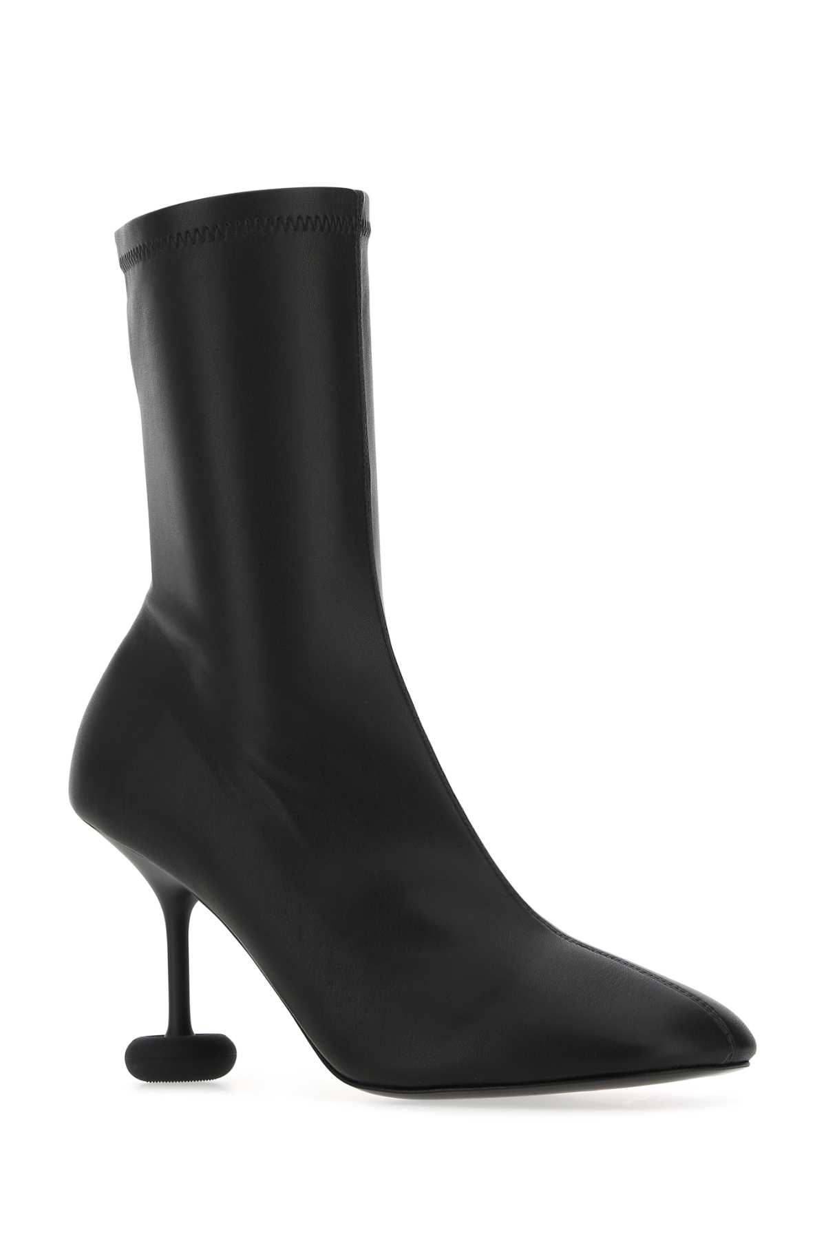 Shop Stella Mccartney Black Alter Mat Shroom Ankle Boots In 1000