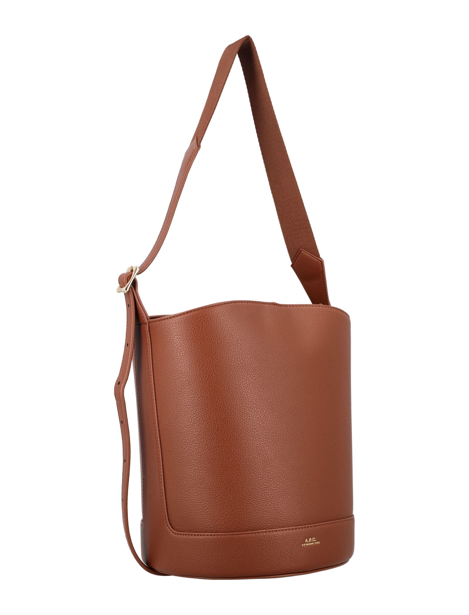 Shop Apc Ana Bucket Bag In Hazelnut