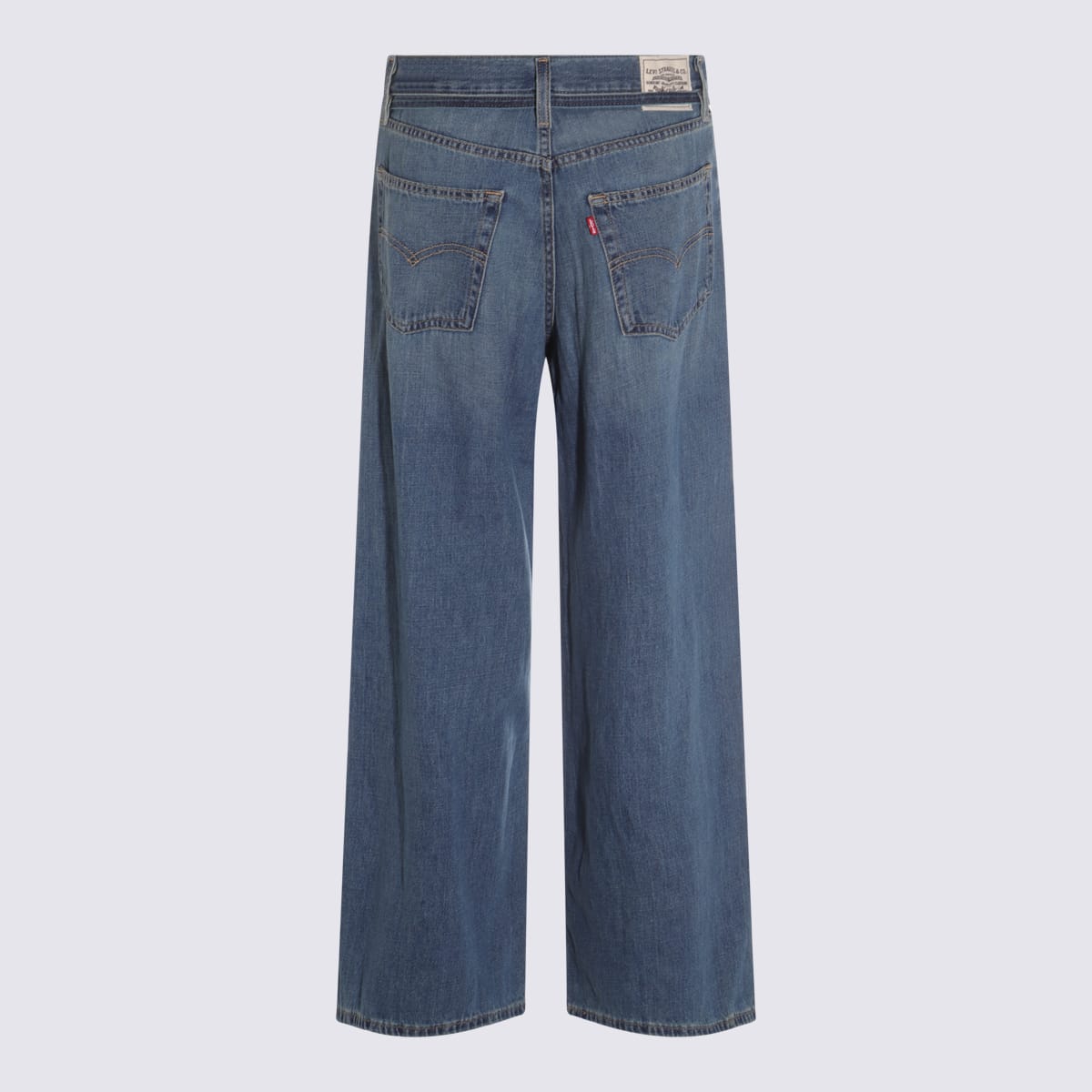 Levi's Dark Blue Cotton Denim Jeans