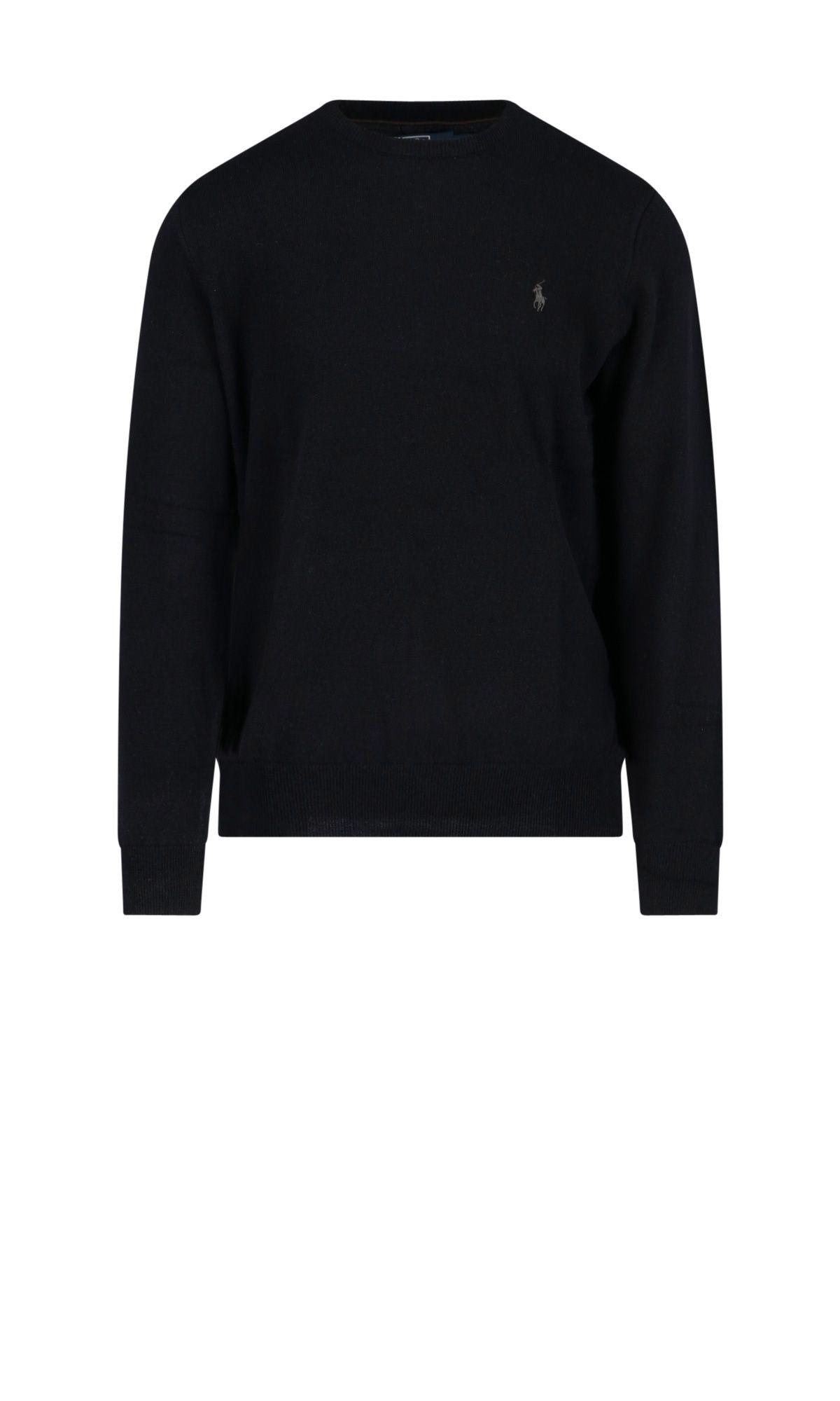 Shop Polo Ralph Lauren Wool Pullover In Polo Black