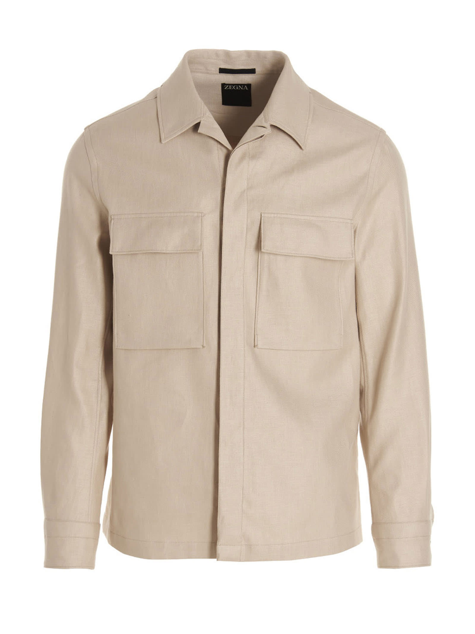Ermenegildo Zegna Linen Overshirt