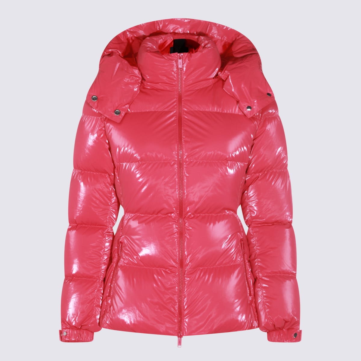 Add Fucsia Down Jacket In Pink