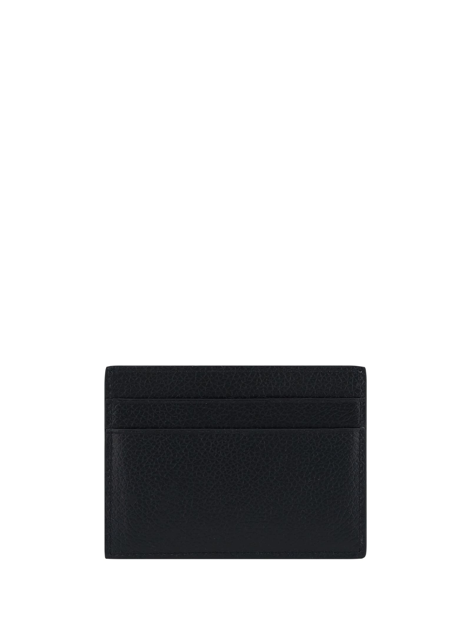 Shop Balenciaga Card Holder In Black/l White