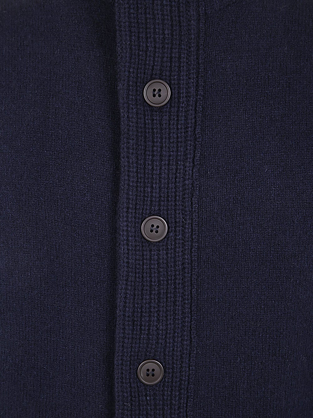 Shop Barbour Essential Patch Zip Through Knitwear In Navy