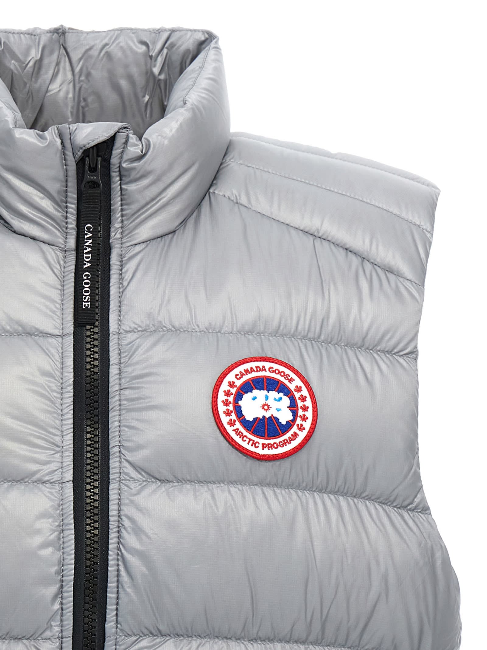 Shop Canada Goose Crofton Vest In Gray