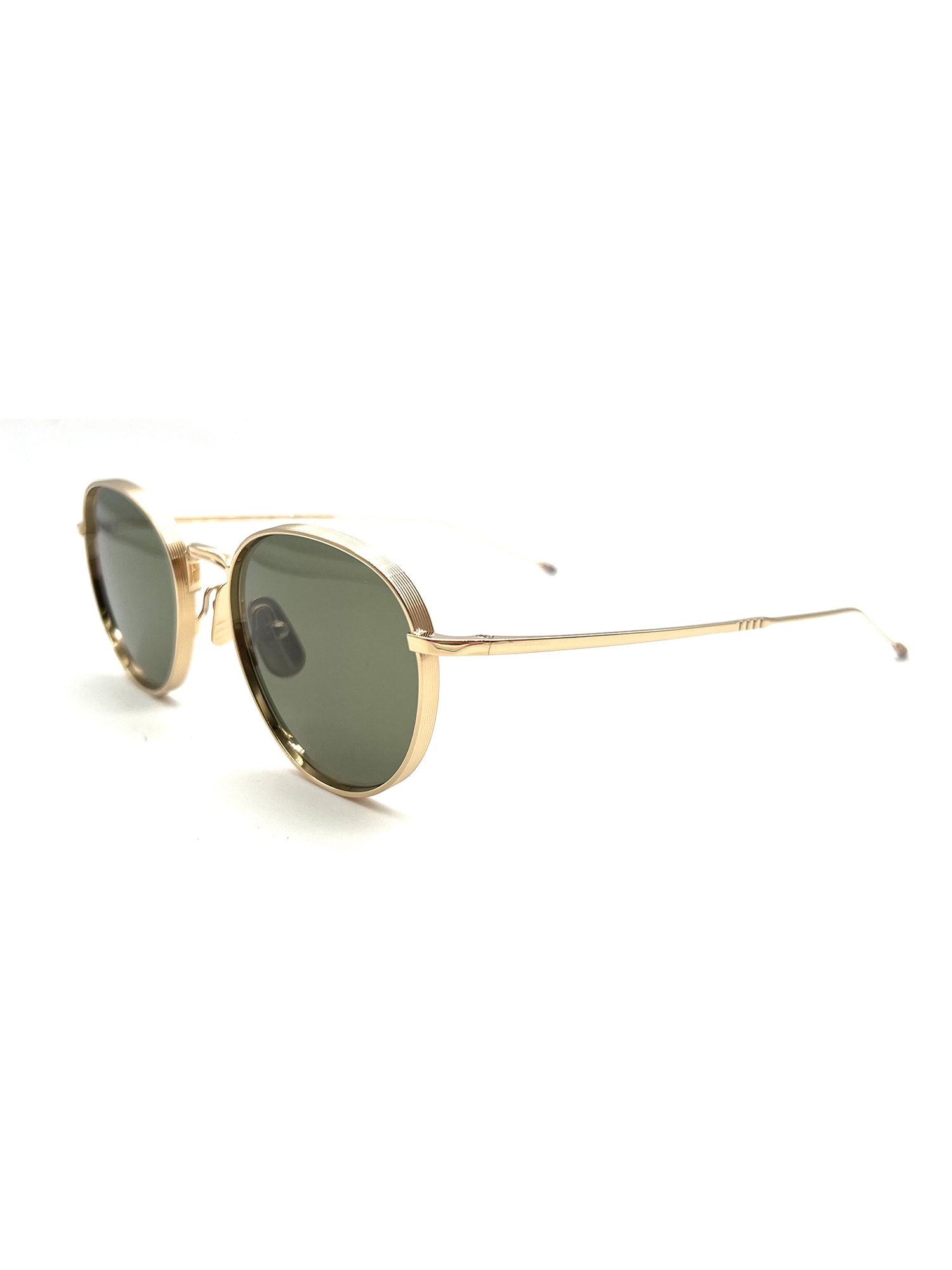 Shop Thom Browne Ues119a/g0001 Sunglasses In White Gold