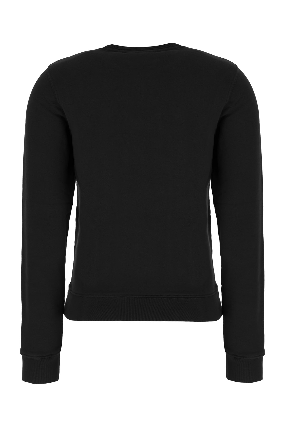 MAISON KITSUNÉ BLACK COTTON SWEATSHIRT