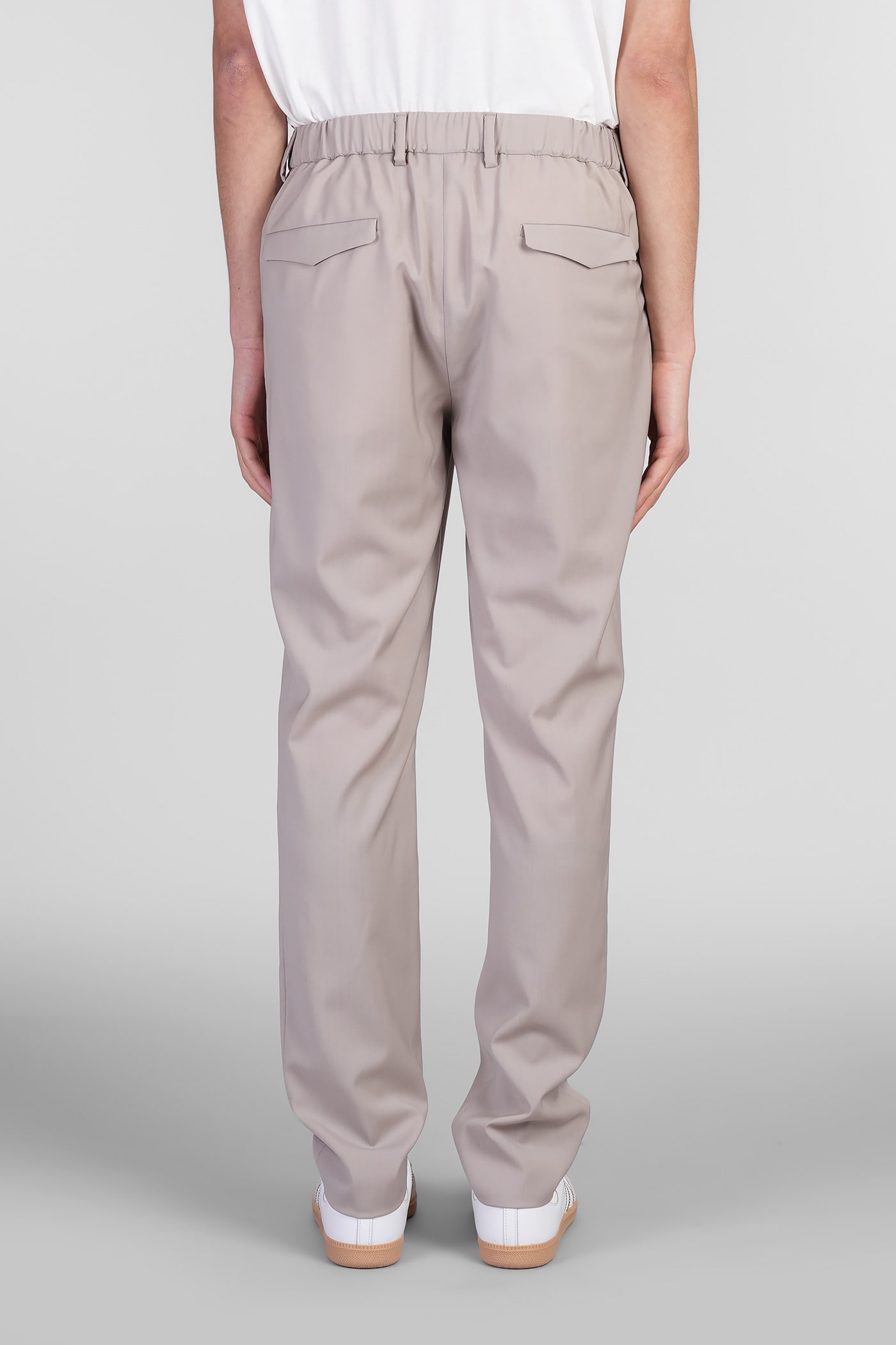 BARENA VENEZIA PINCO PANTS IN BEIGE WOOL