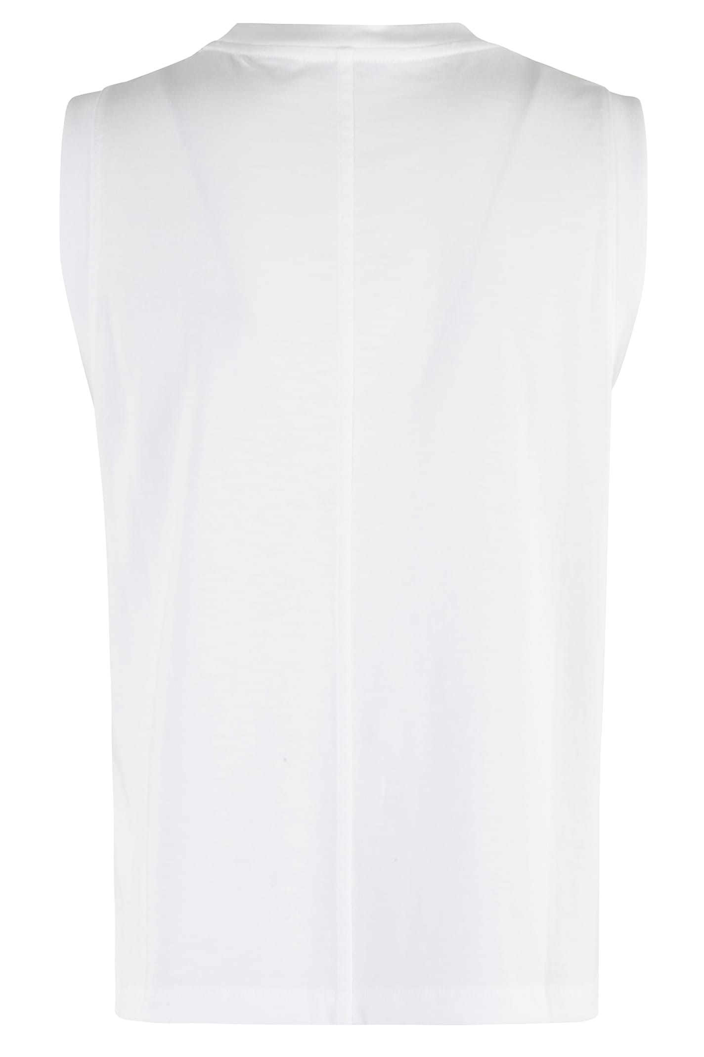 Vince Crew Nk Muscle Tee In Optic White