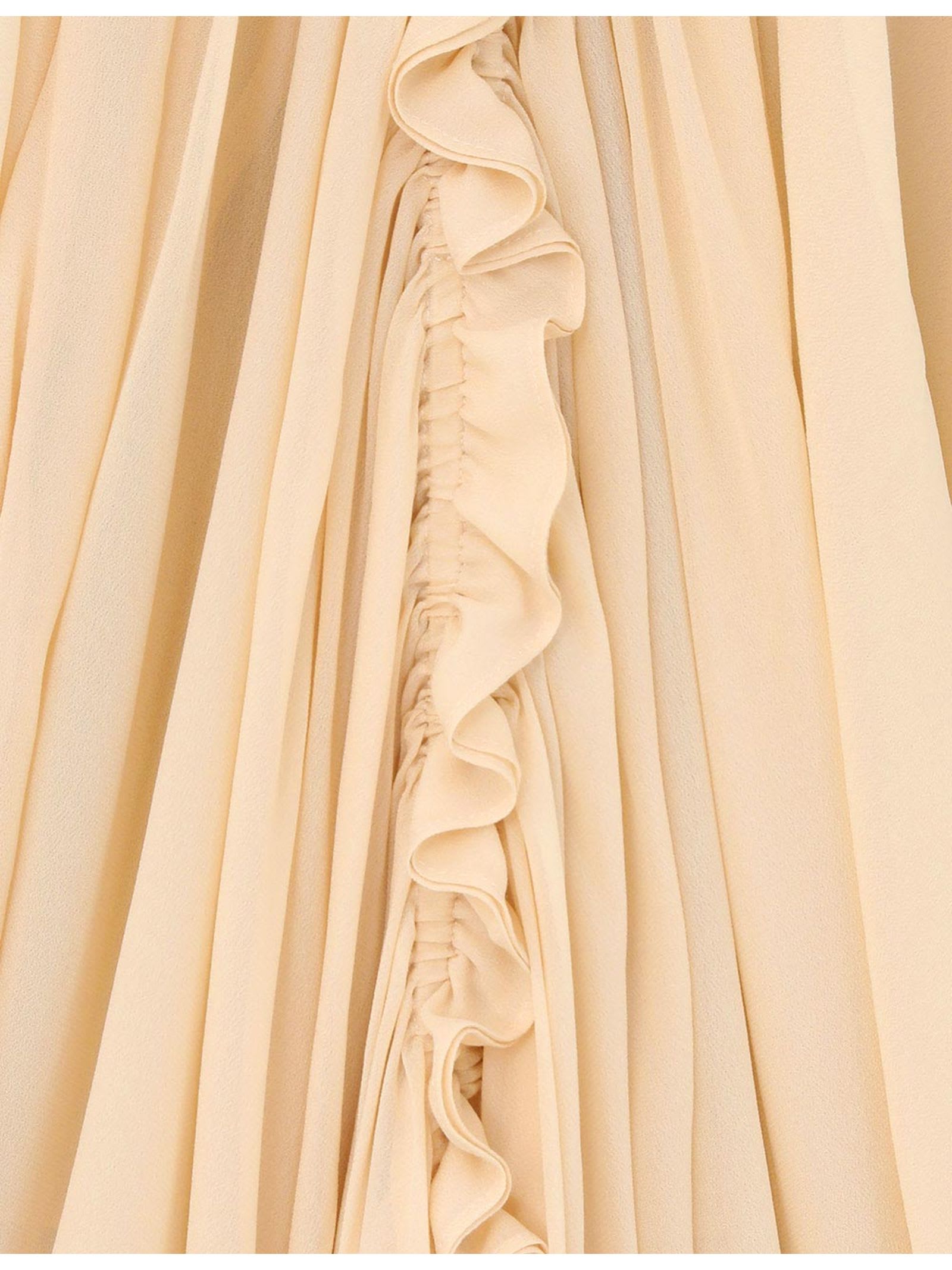 Zimmermann Skin Pink Viscose Illuminate Blouse In Beige