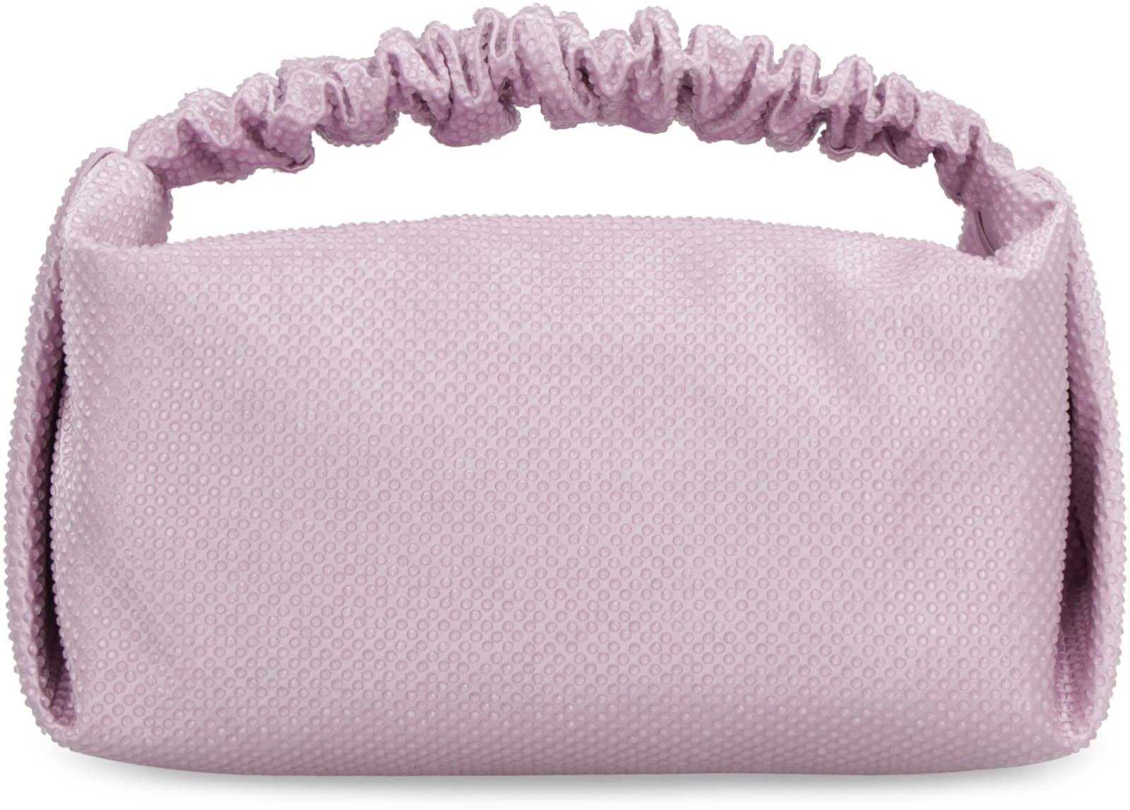 Shop Alexander Wang Scrunchie Mini Handbag In Lilac