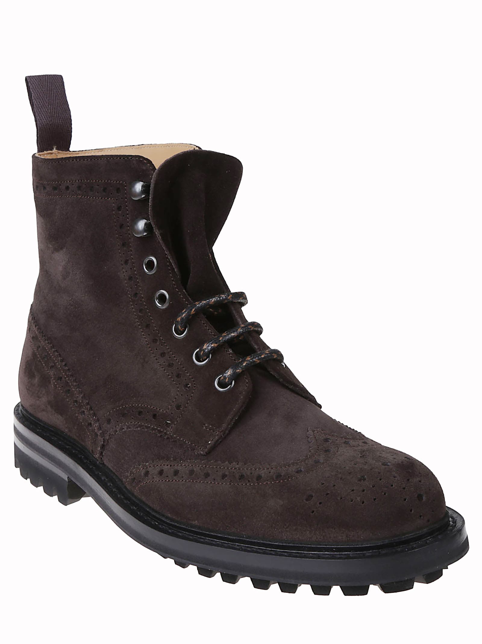Church's Mc Farlane Lace-up Biker Boots In Brown