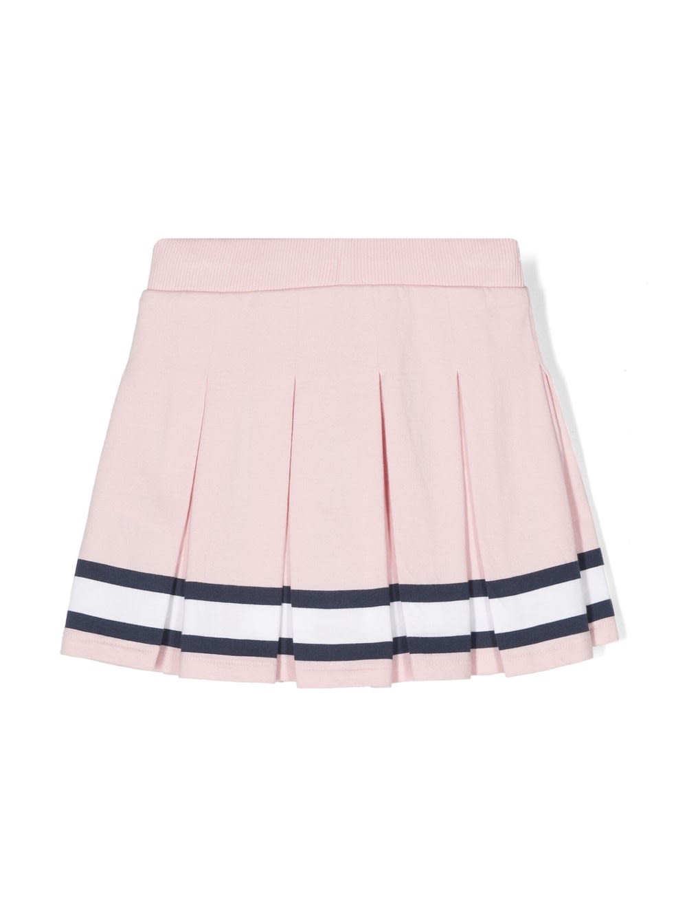 Ralph Lauren Pink Pleated Mini Skirt With Striped Pattern