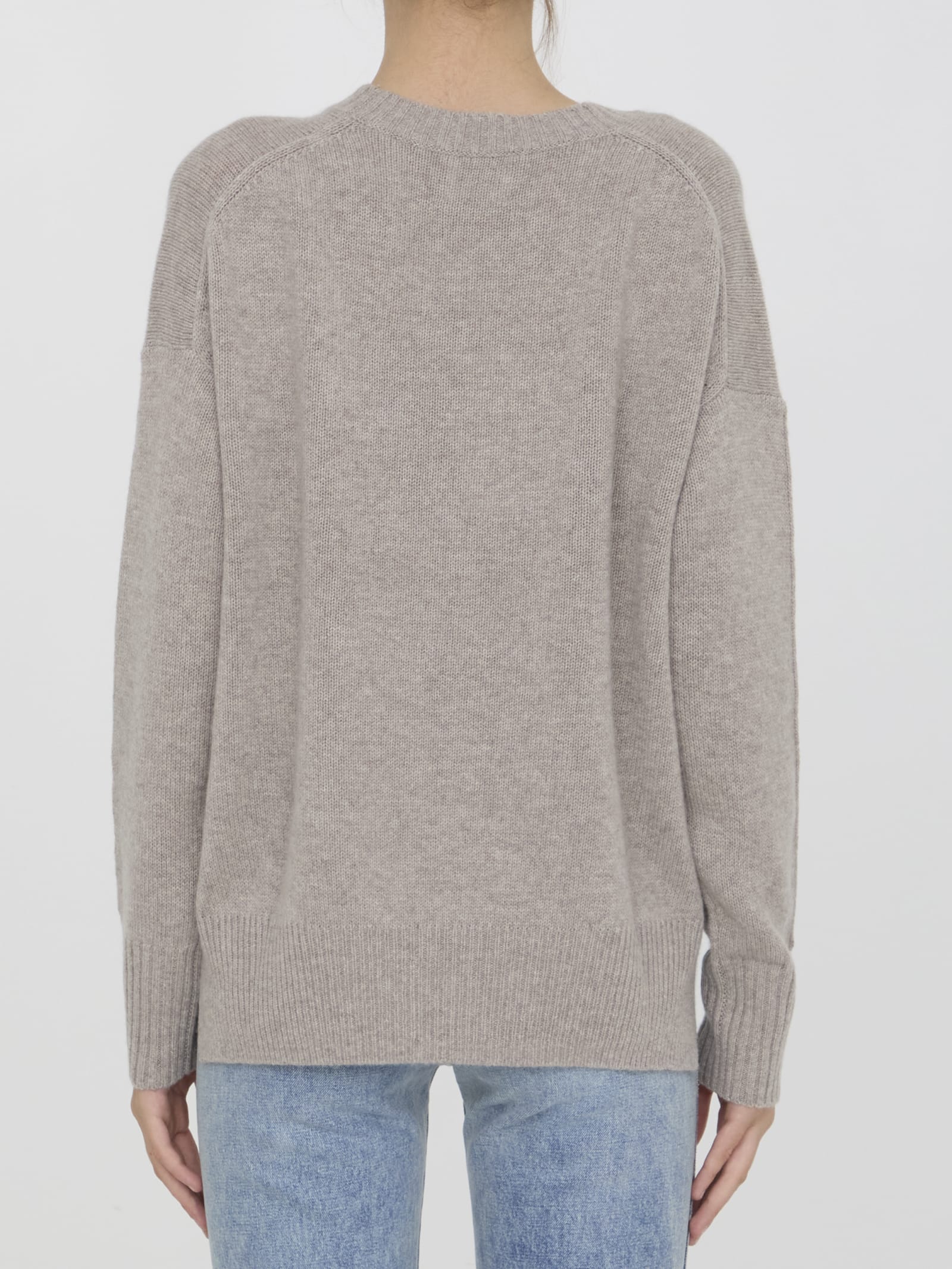 Shop Allude Cashmere Jumper In Beige