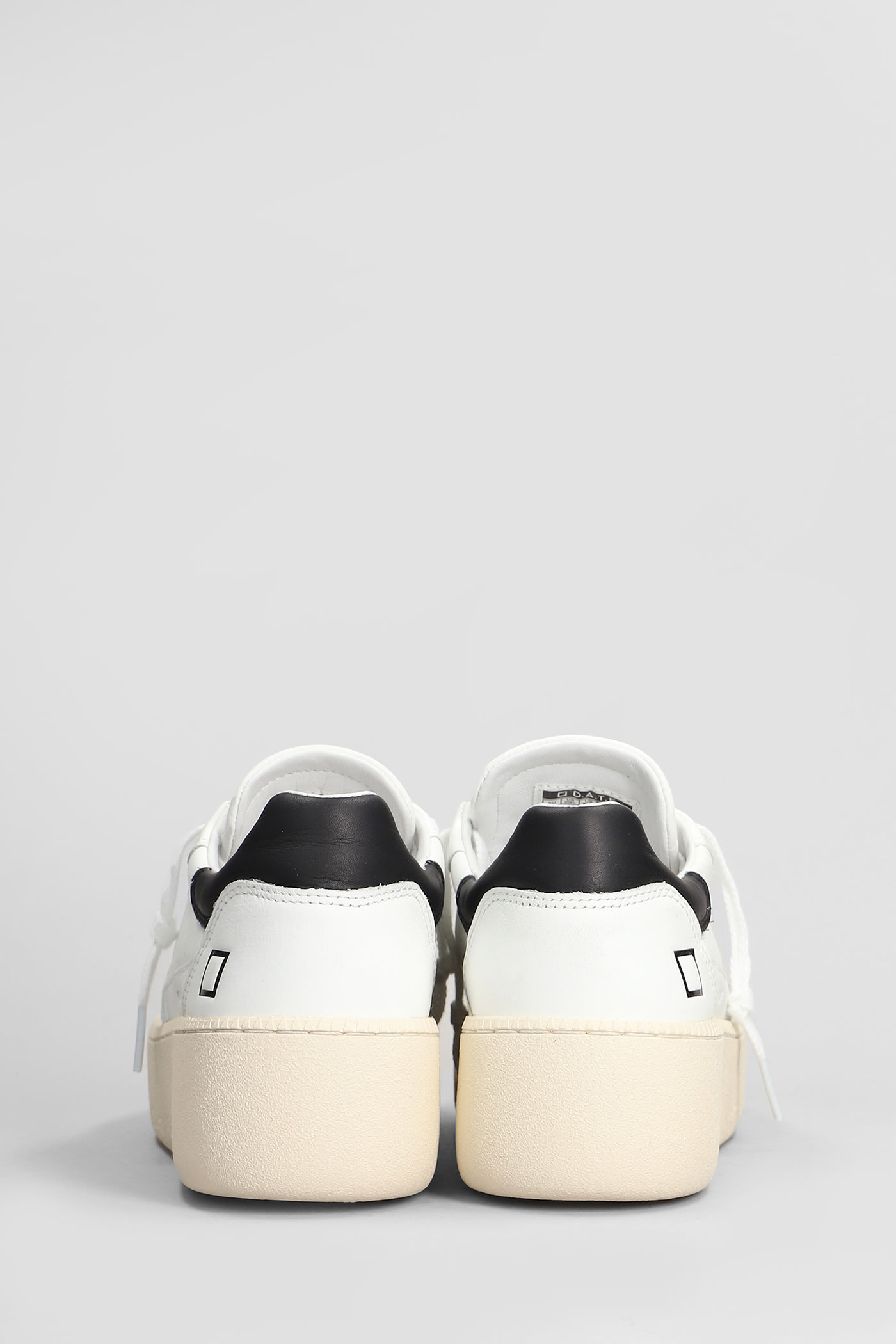 Shop Date Step Sneakers In White Leather